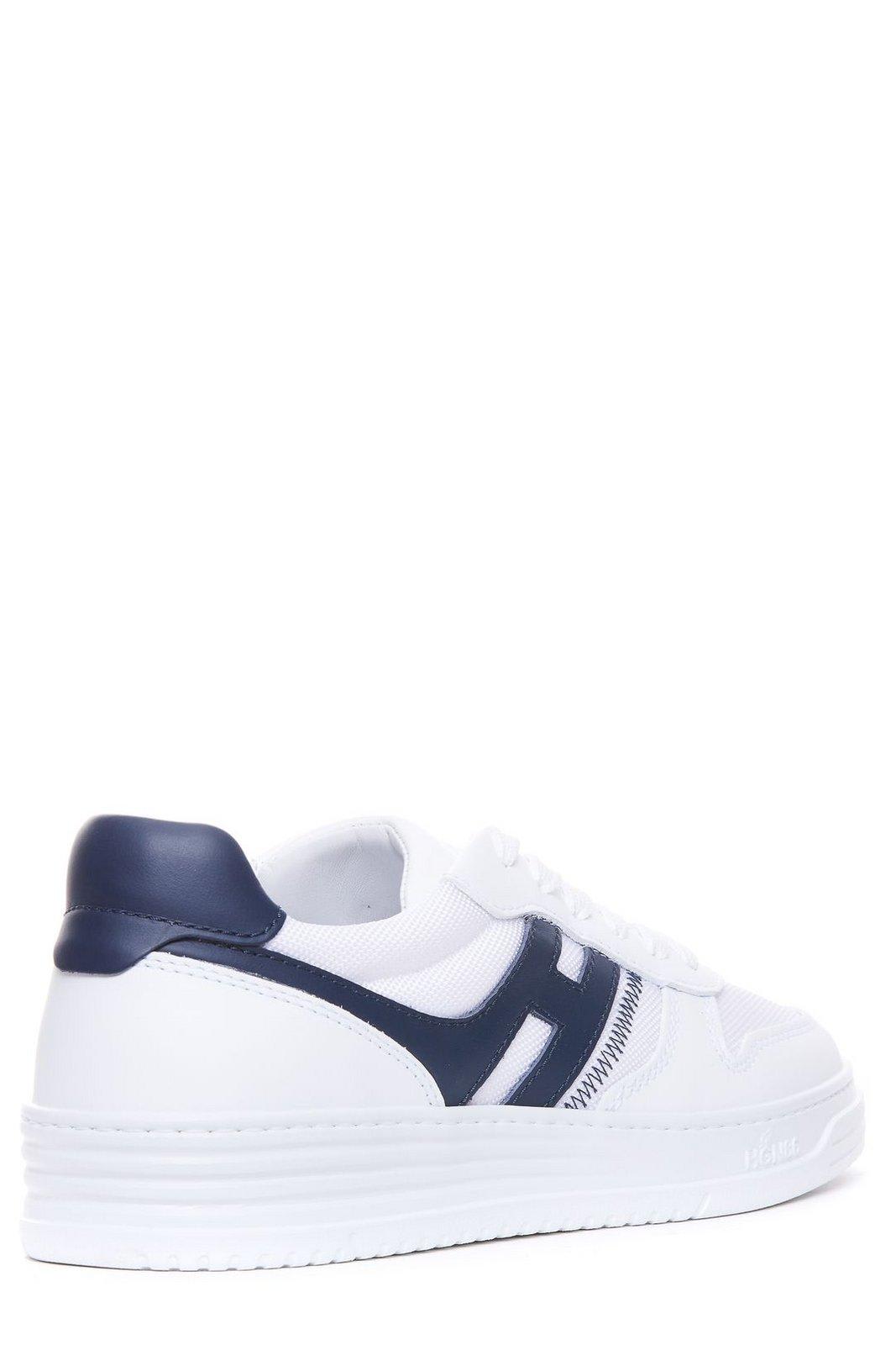 Shop Hogan H630 Low-top Sneakers In Blue