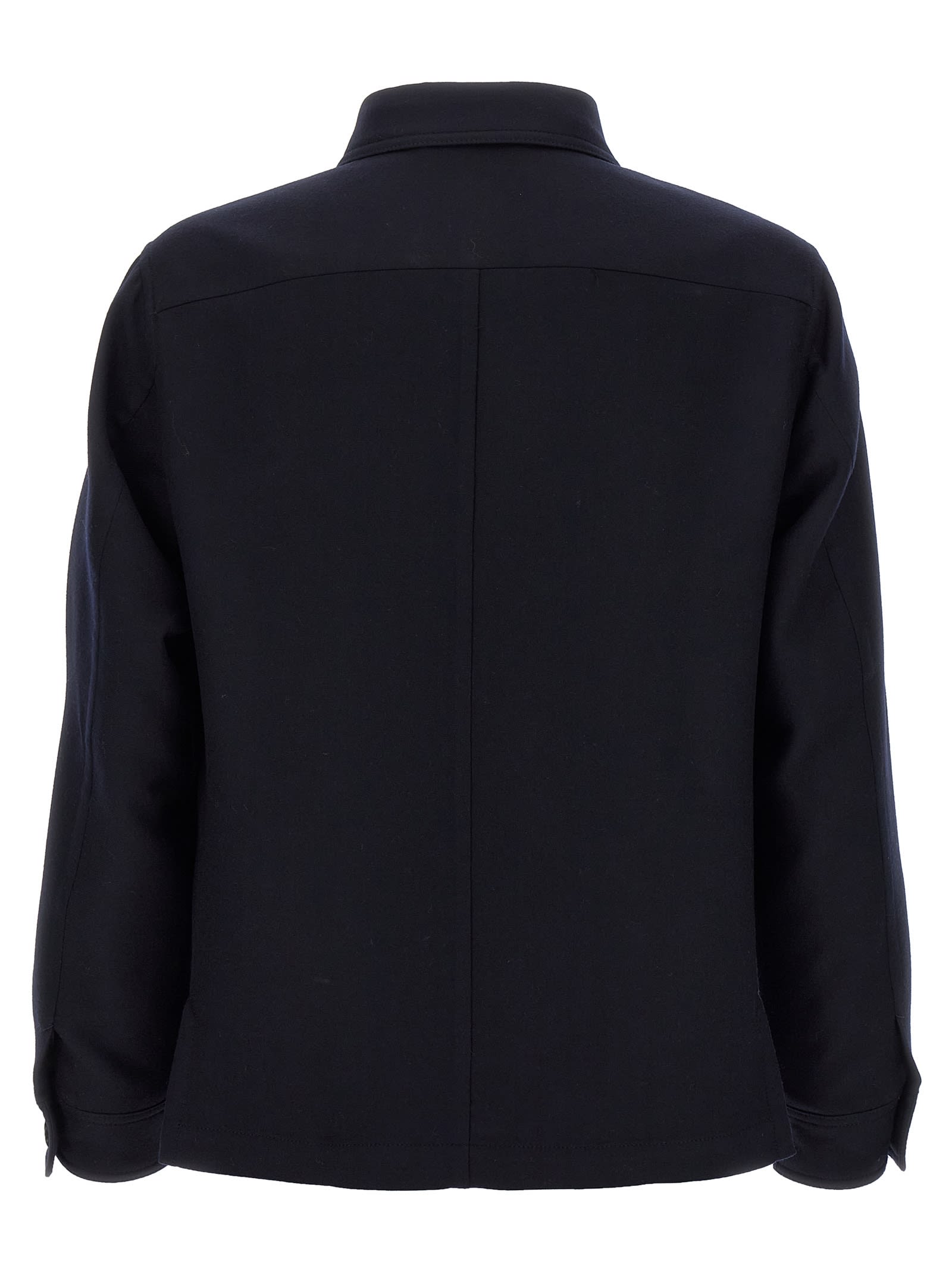 Tom Ford Button-up Cashmere Overshirt In Blue