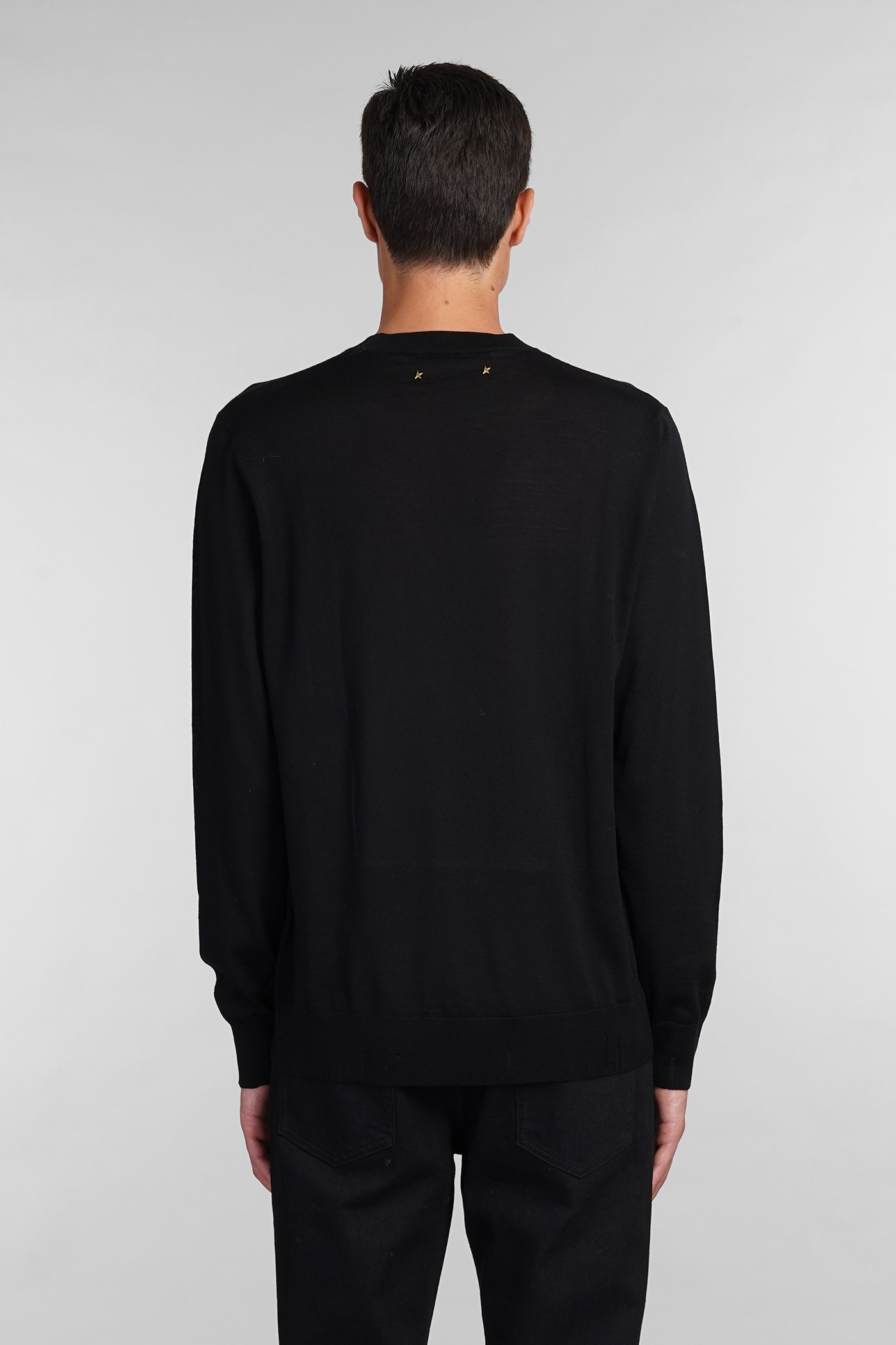 Shop Golden Goose Knitwear In Black Wool