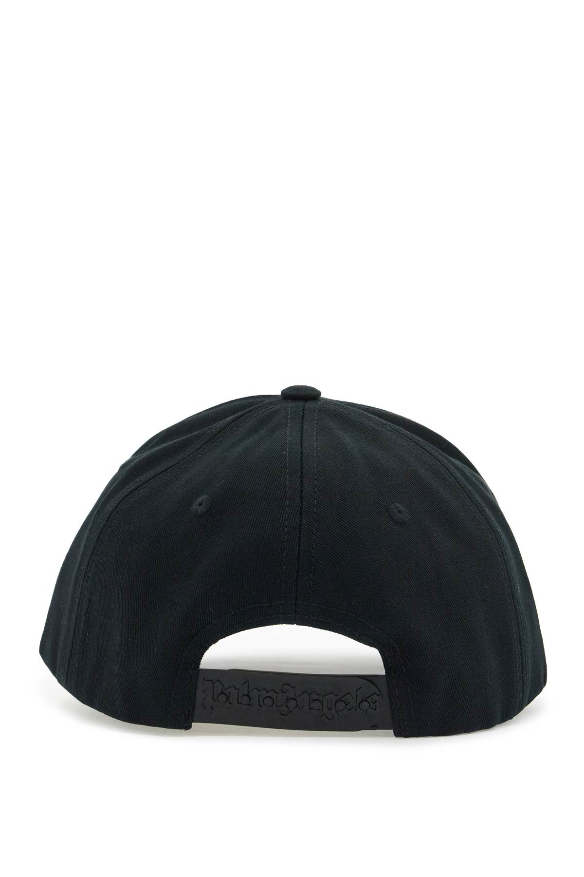 PALM ANGELS BLACK COTTON CAP 