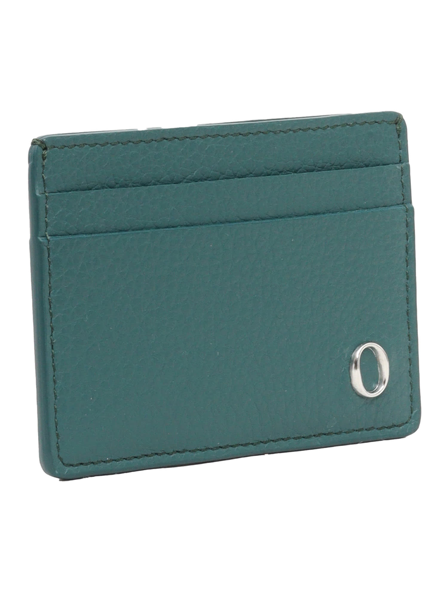 Shop Orciani Green Wallet In Brown