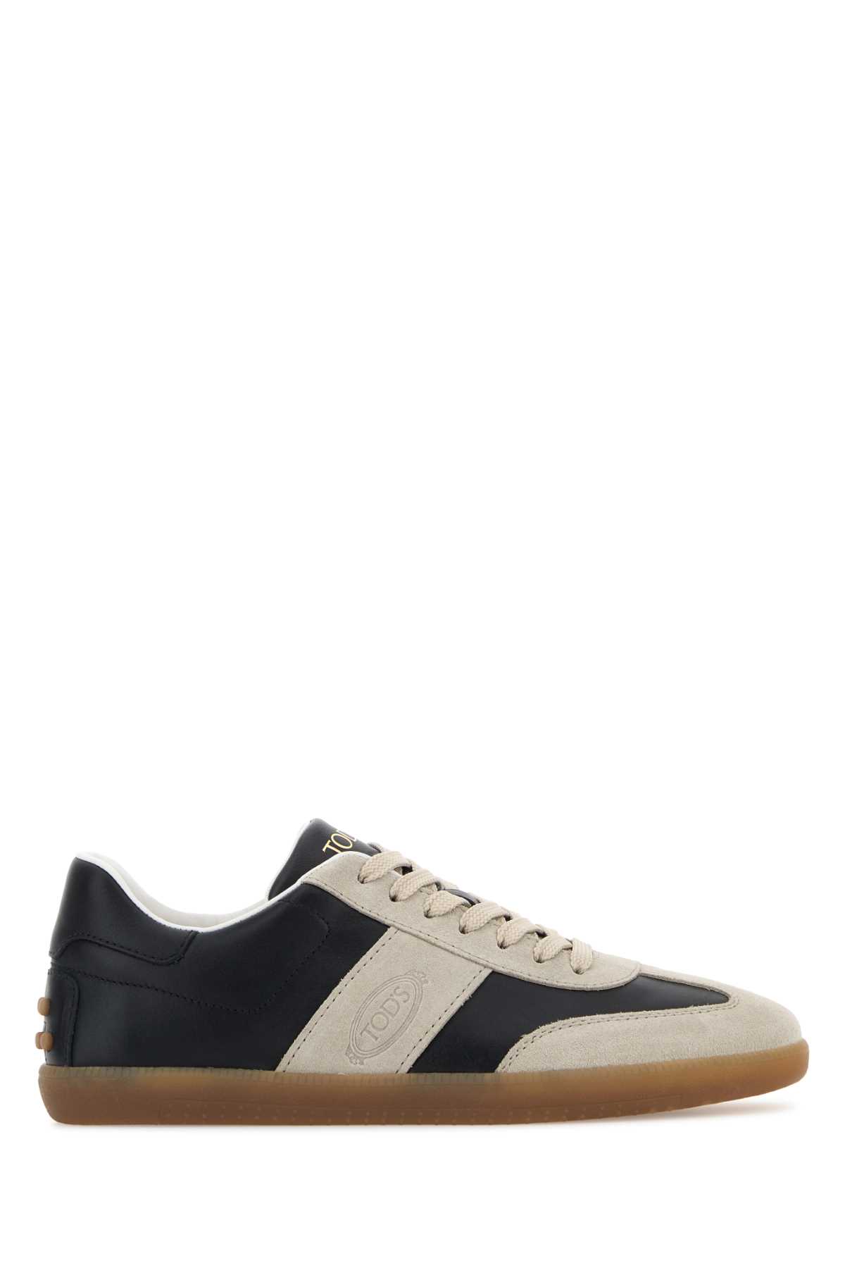 Tod's Two-tone Leather And Suede Sneakers In Multi