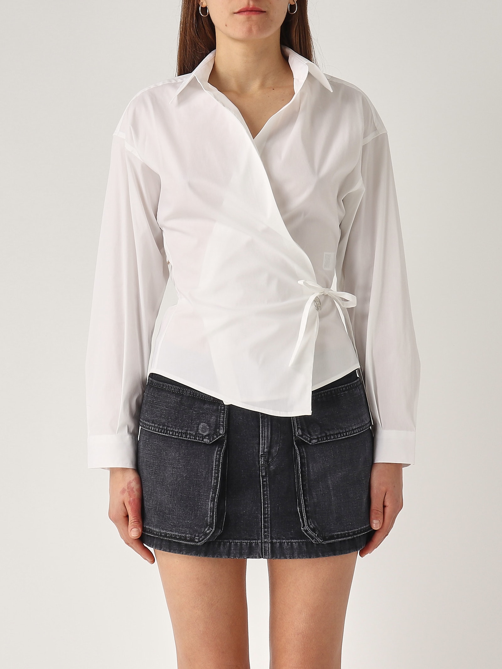 Diesel C-delphi Shirt In Bianco