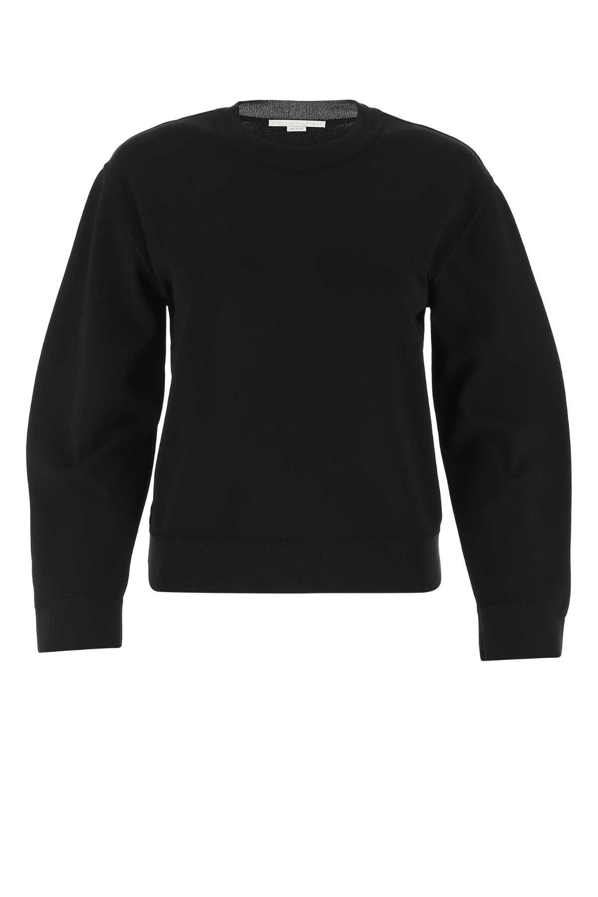 Stella Mccartney Black Viscose Blend Sweatshirt In 1000