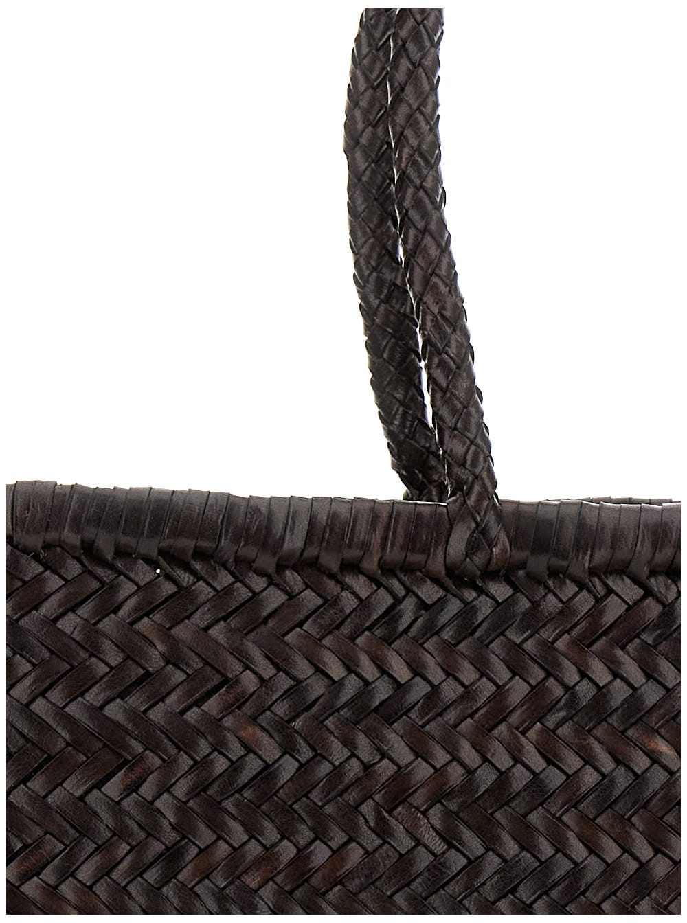 Dragon Diffusion 'bamboo Triple Jump' Brown Tote Bag