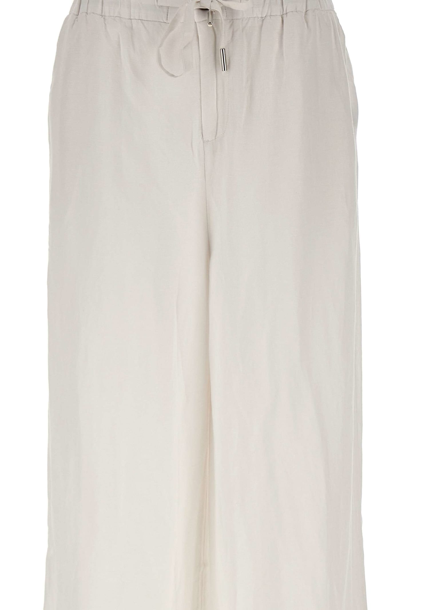 Shop Sun 68 Linen Jogger In White