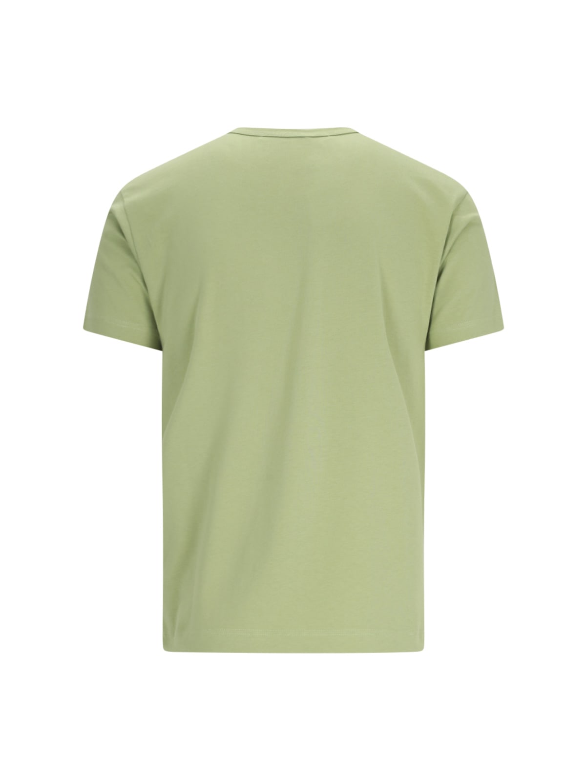 Shop Comme Des Garçons Logo T-shirt In Green