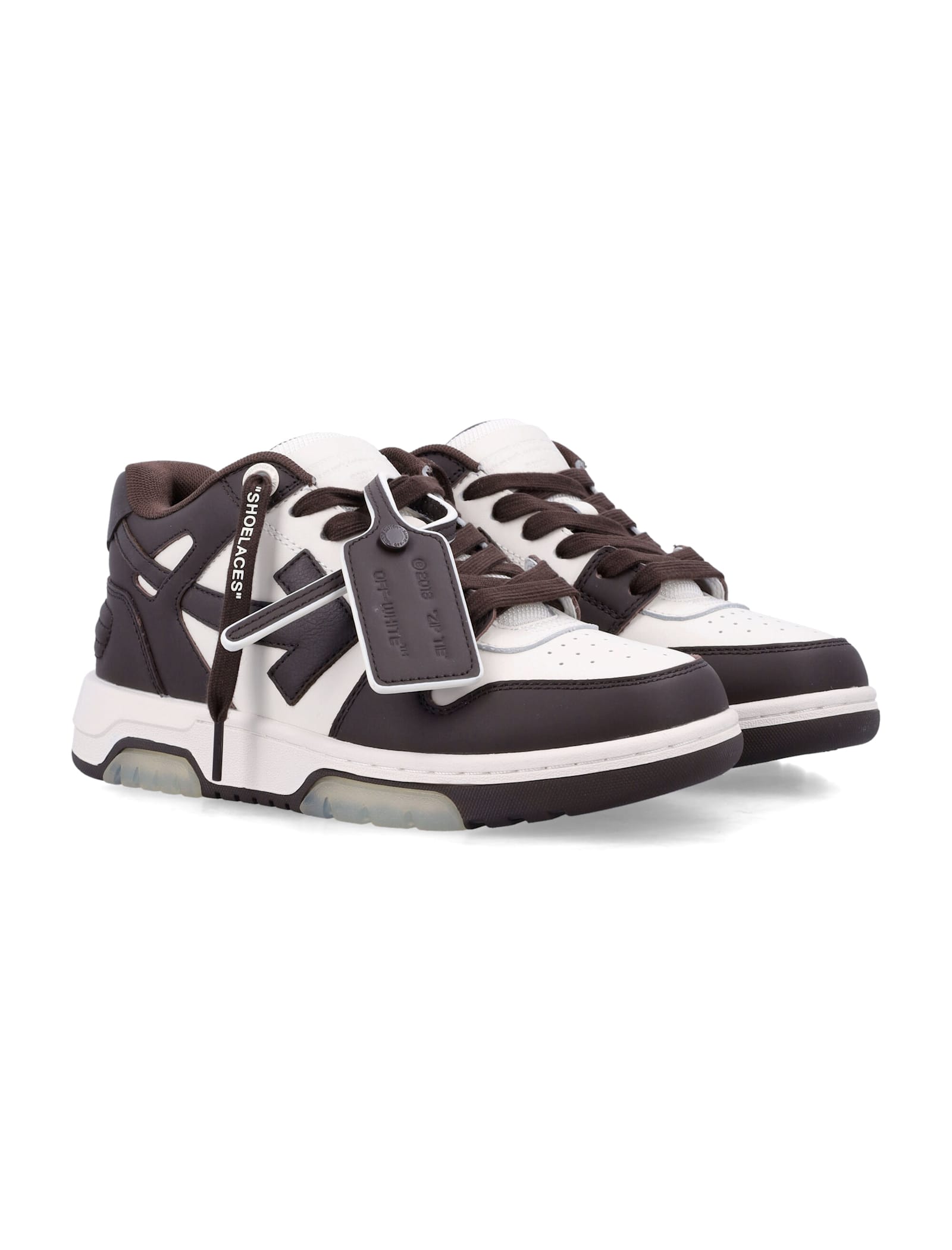 Off-white Off White Out Of Office Leather Sneakers In Multi