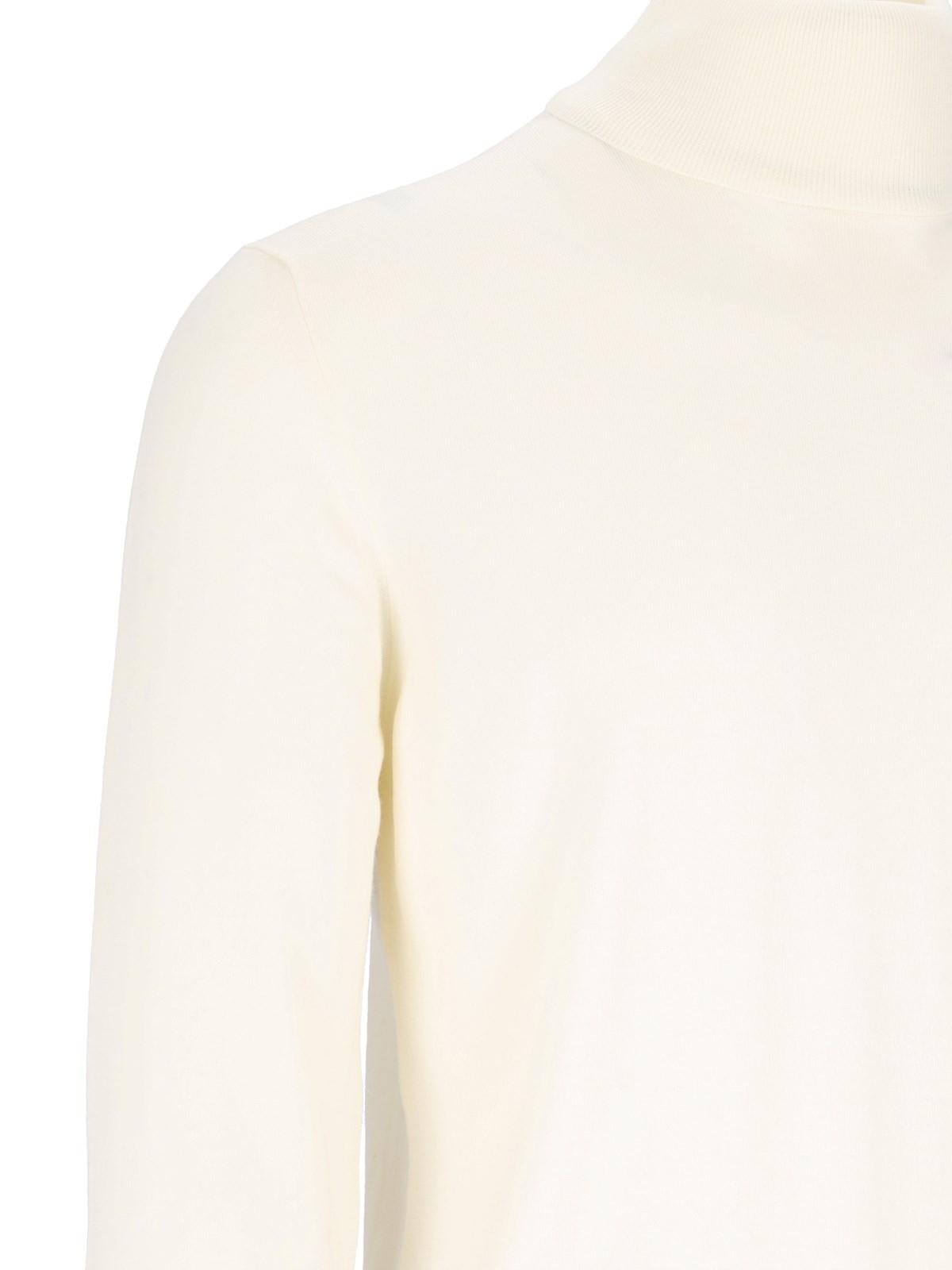 Shop Zanone Turtle-neck Sweater In Cream