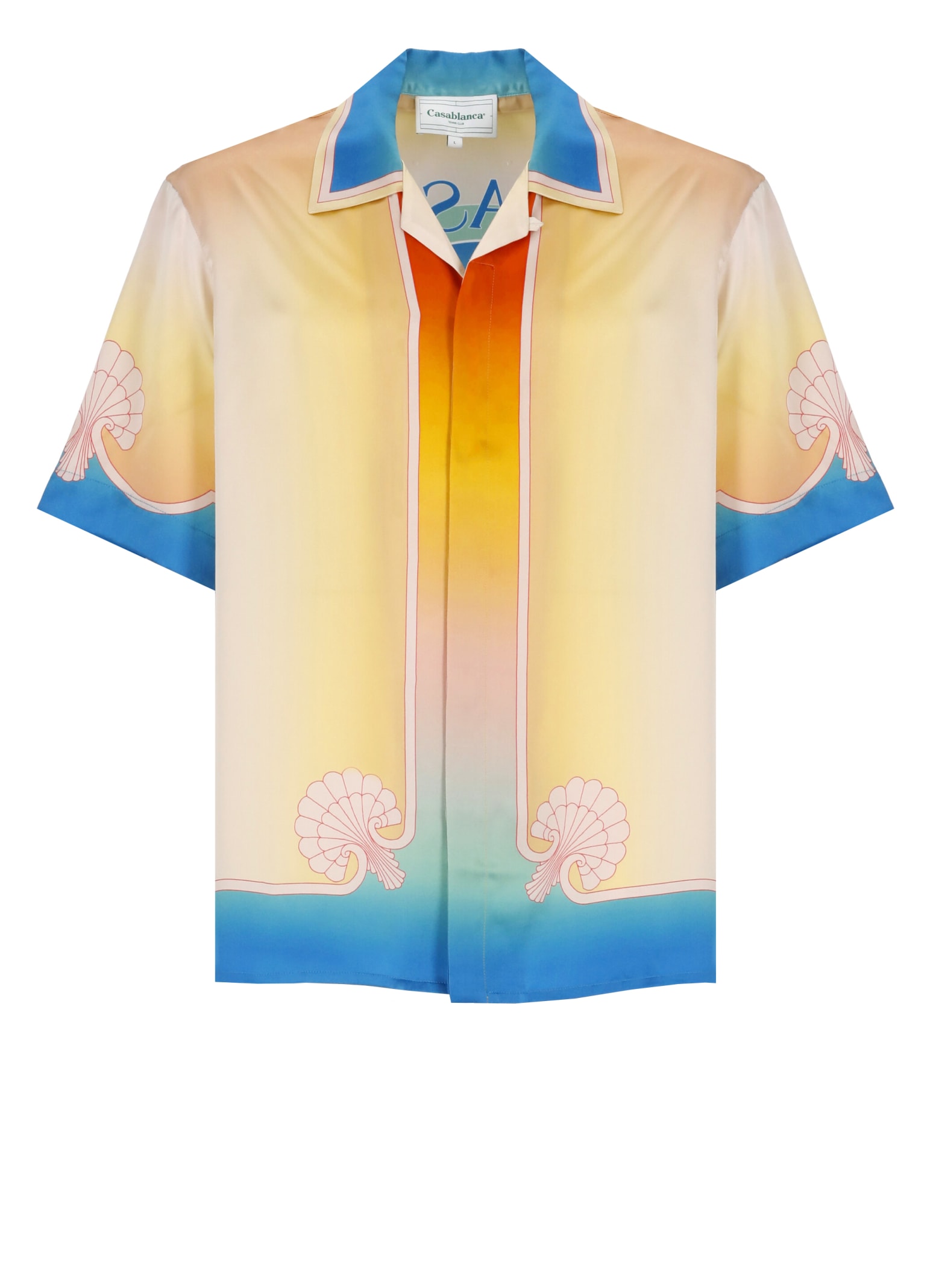 Shop Casablanca Cuban Shirt In Multicolour