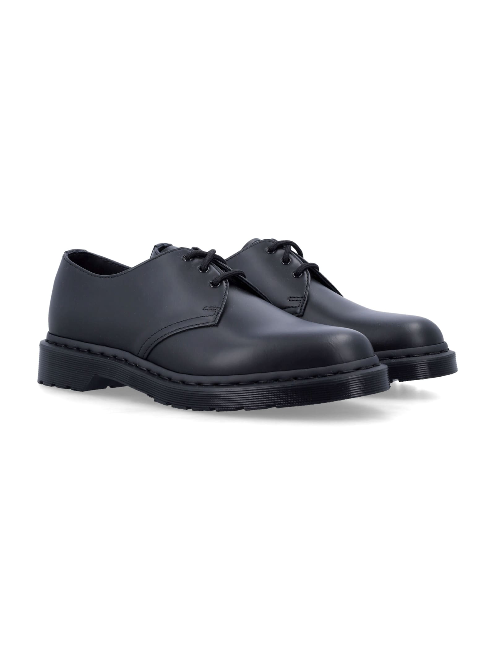 Shop Dr. Martens' 1461 Mono Leather Shoes In Black