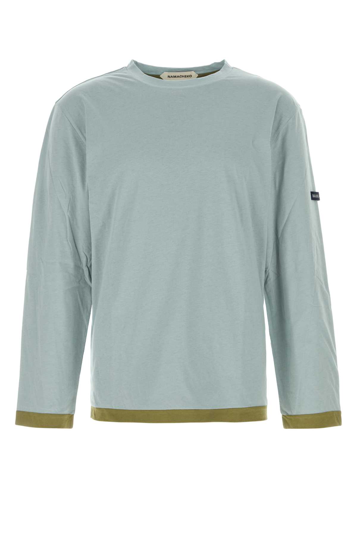 Powder Blue Cotton T-shirt