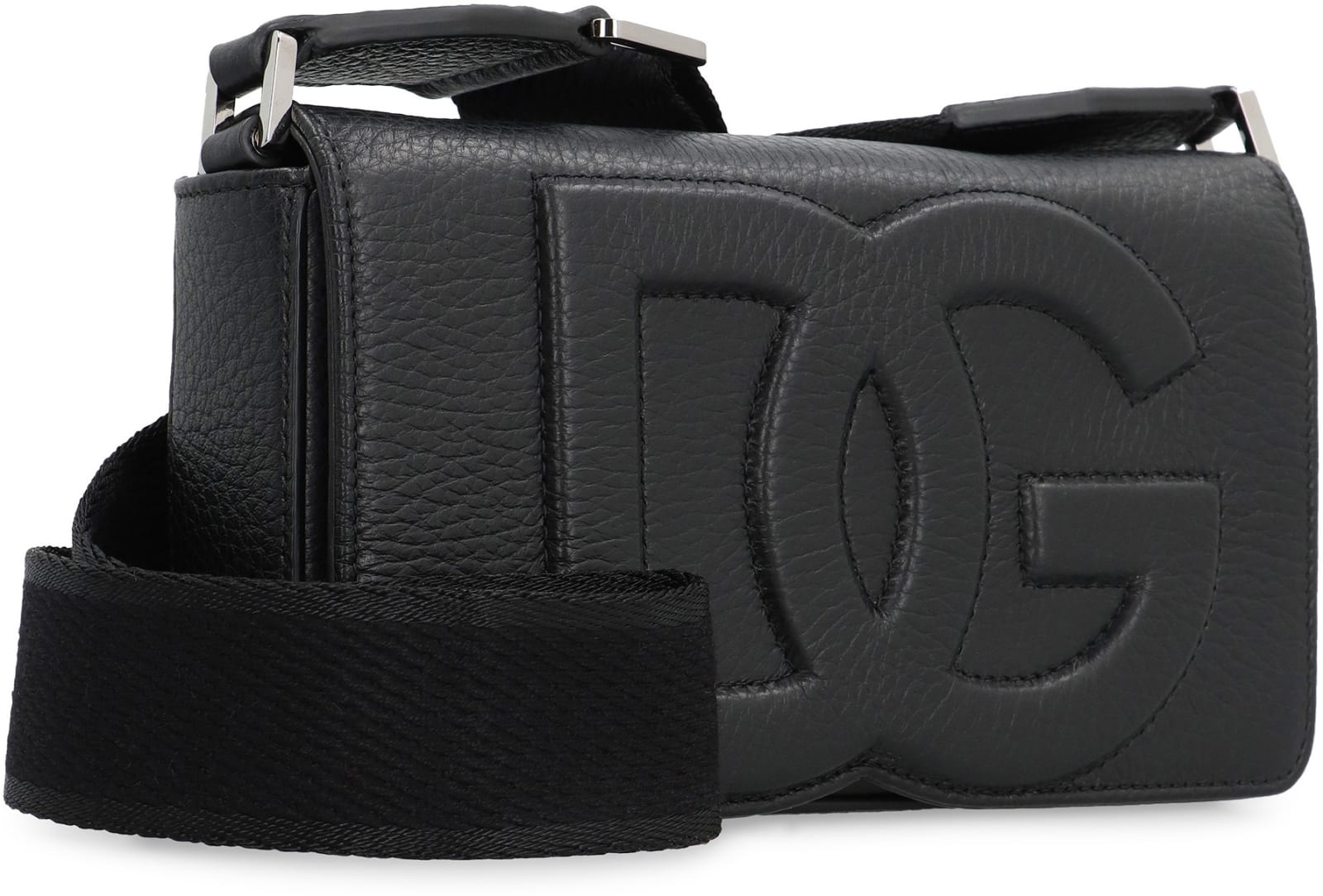 Shop Dolce & Gabbana Leather Mini Bag In Black