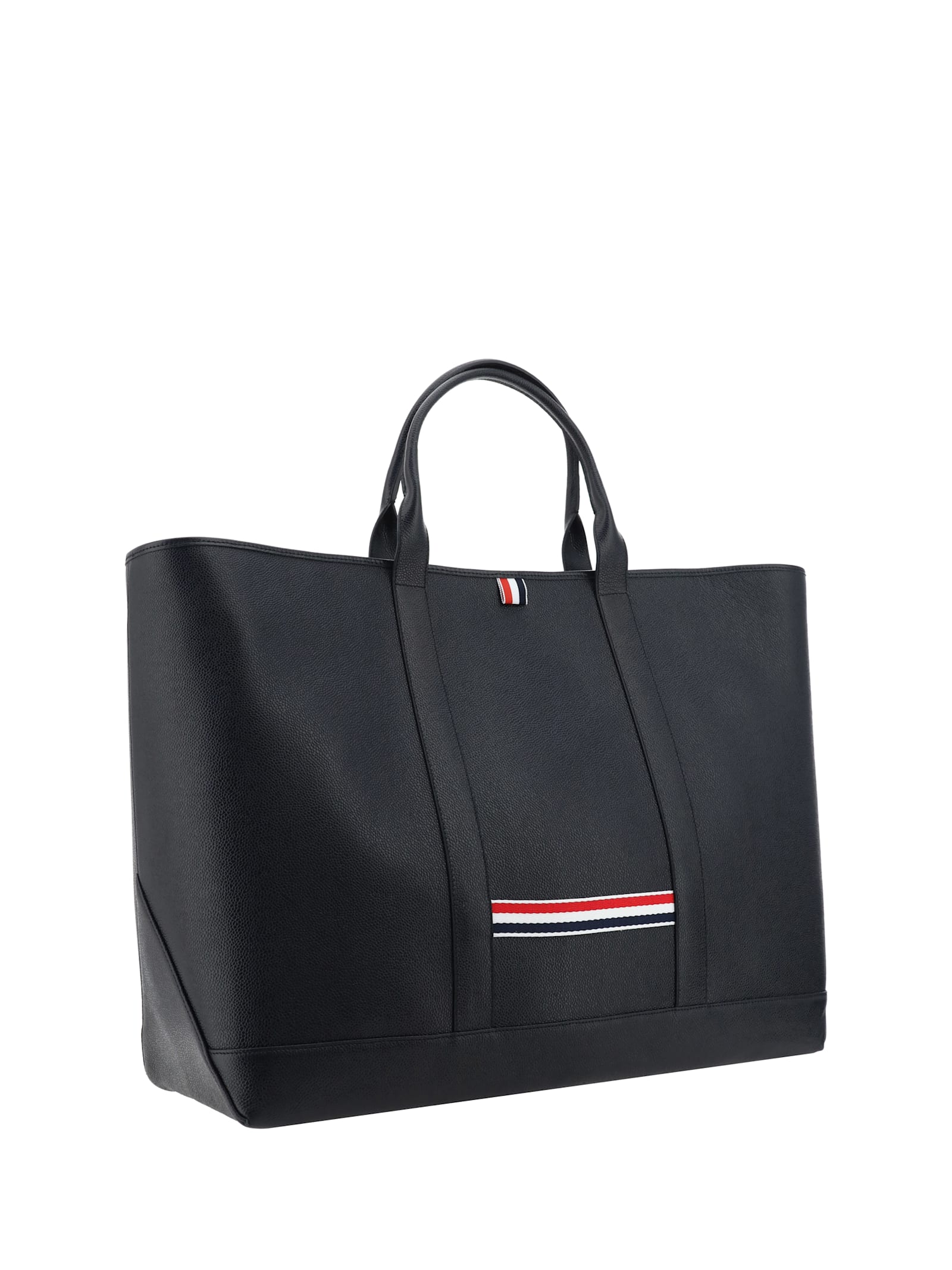 Shop Thom Browne Tote Handbag In 001