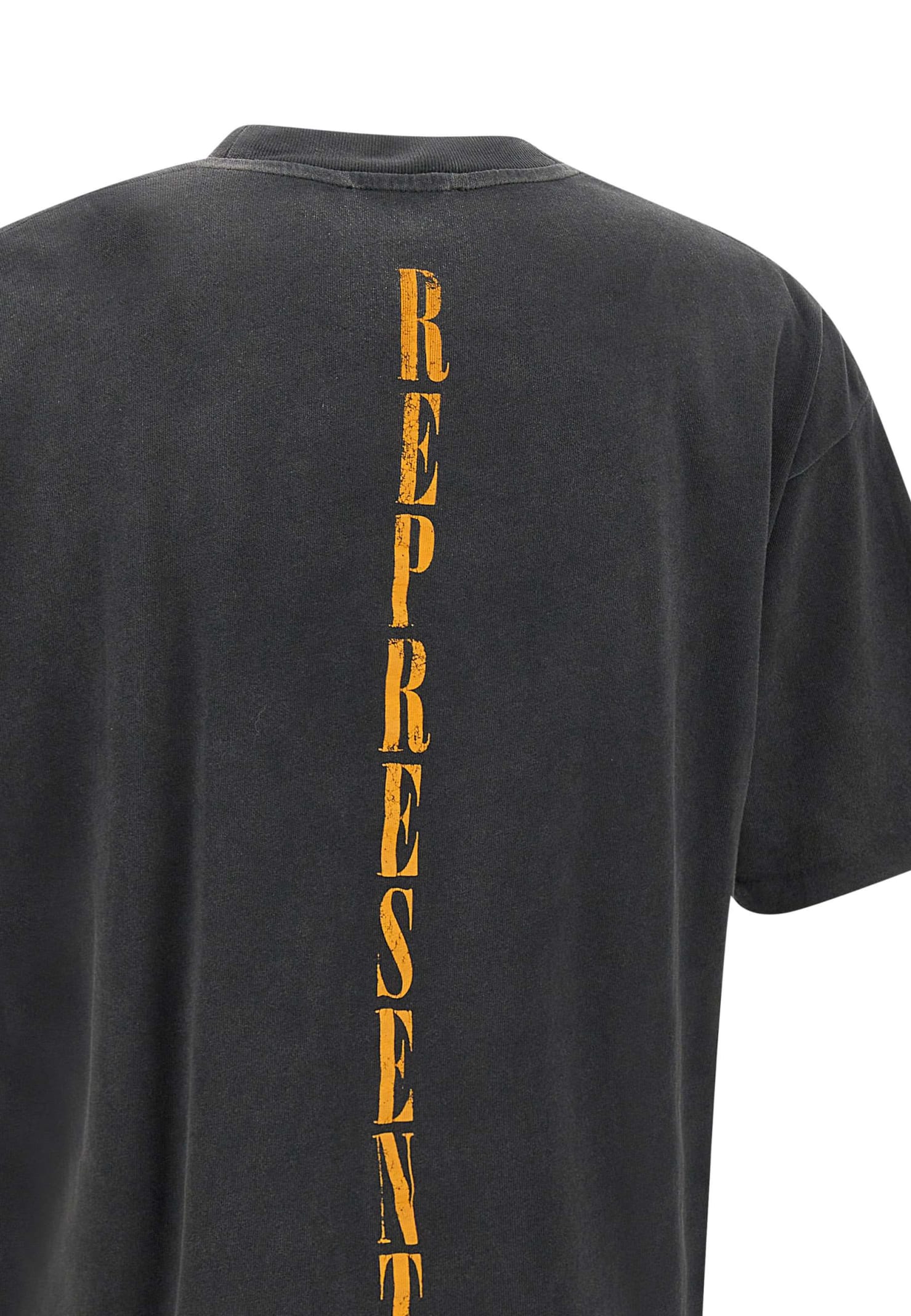 Shop Represent Reborn Cotton T-shirt In Black