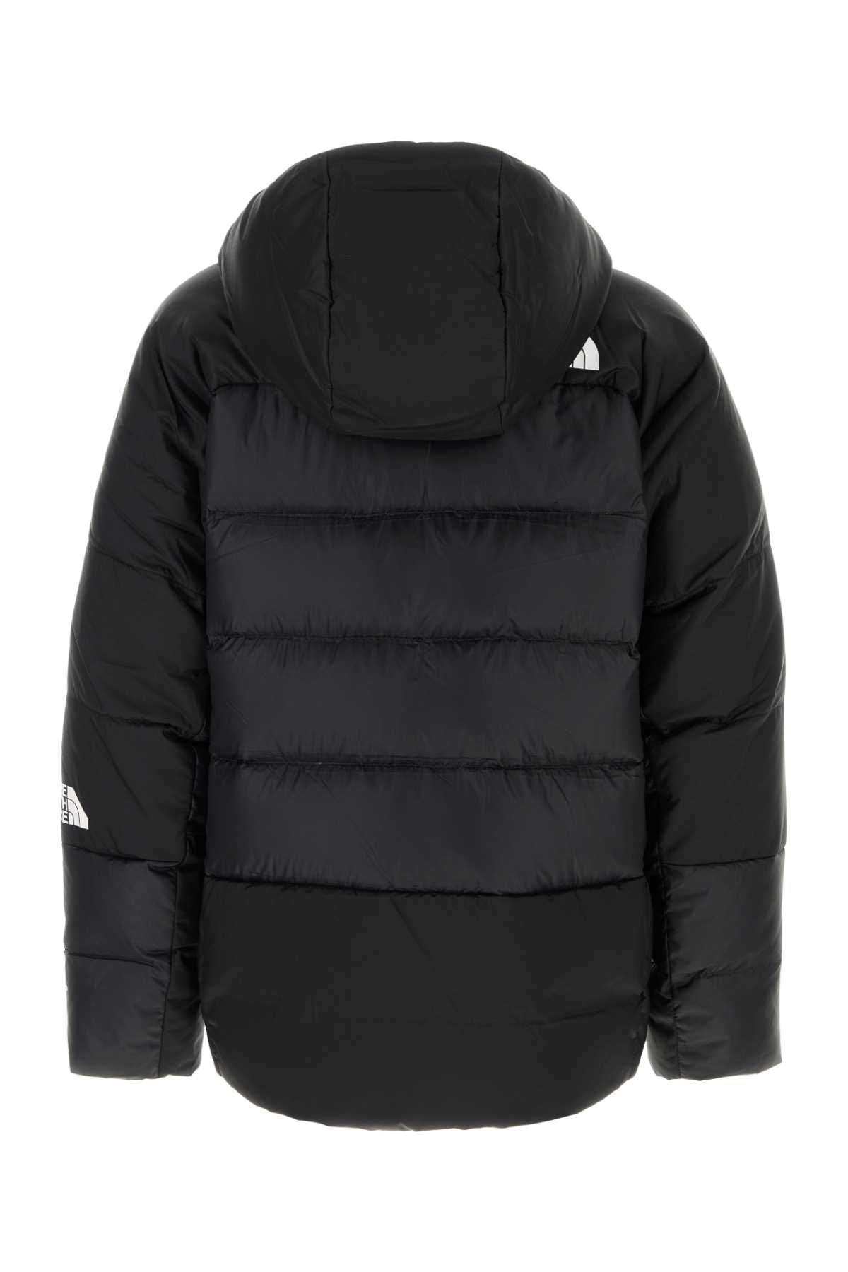 THE NORTH FACE BLACK NYLON DOWN JACKET