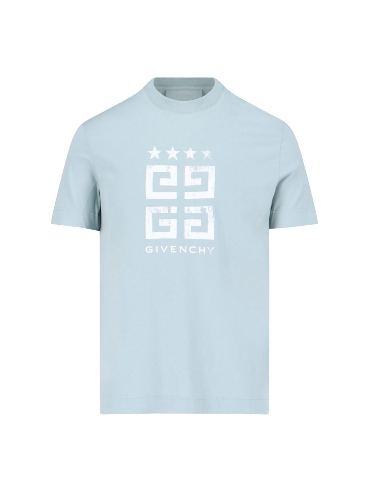 Shop Givenchy 4g Stars T-shirt In Blue