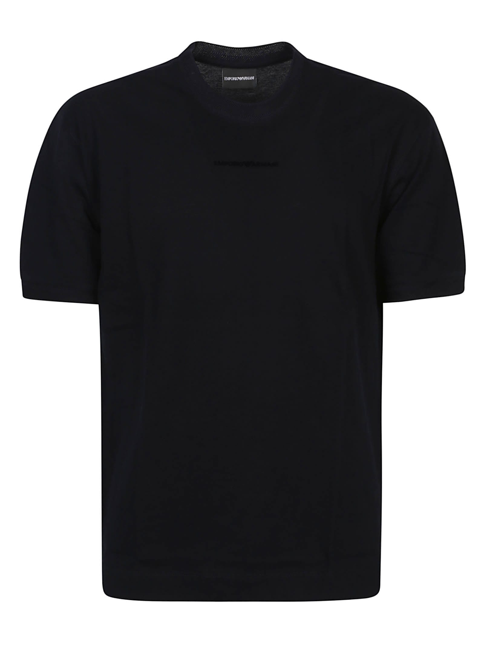 Emporio Armani T-shirt In Blu Navy