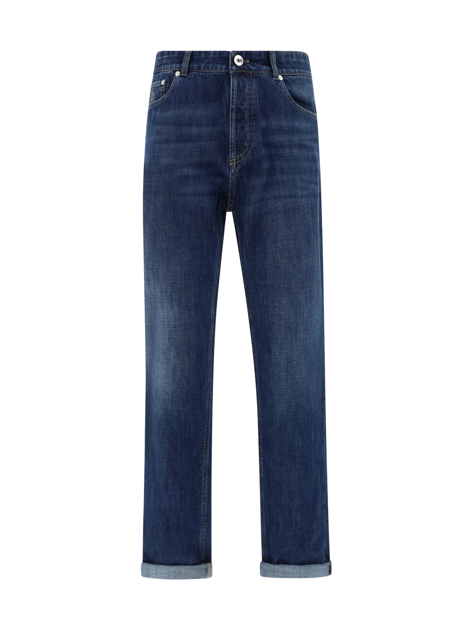 Shop Brunello Cucinelli Jeans In Blue