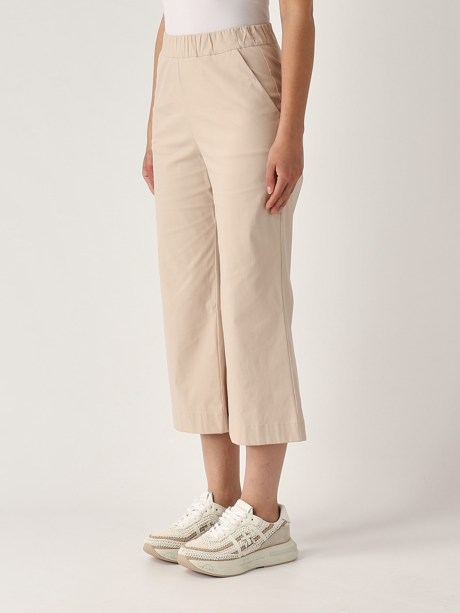 Gran Sasso Pantalone Trombetta Trousers In Brown