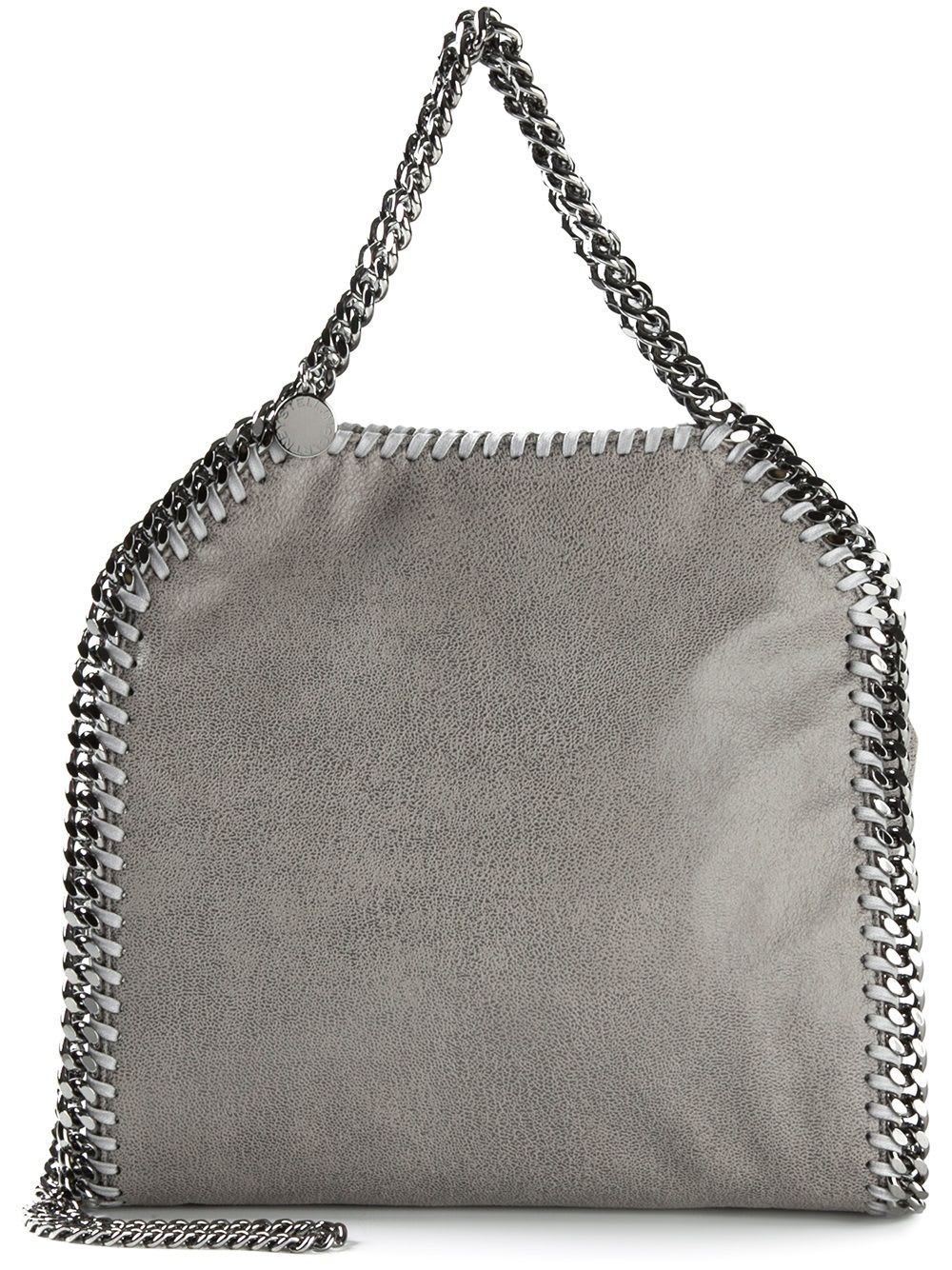 Stella Mccartney Falabella Mini Tote In Gray