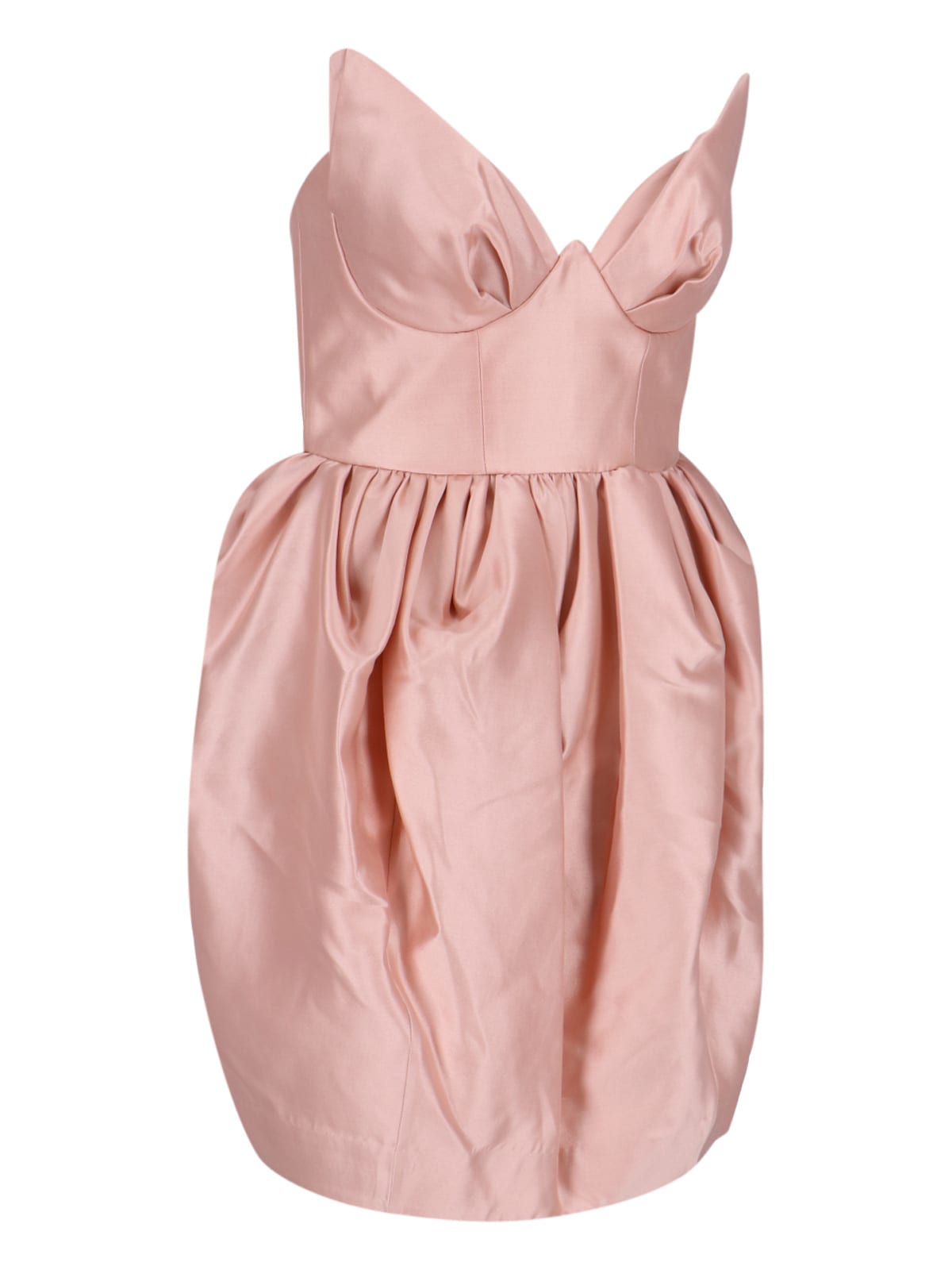 Shop Zimmermann Mini Balloon Dress In Pink