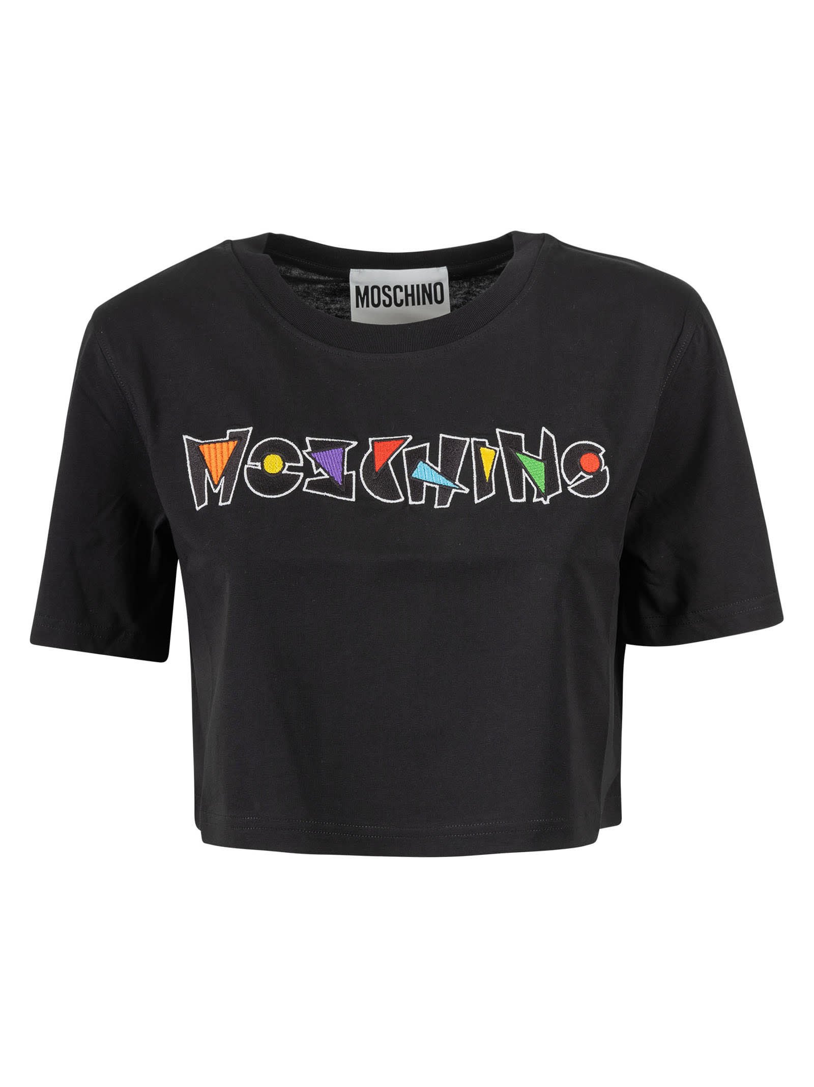 Moschino Cropped Logo T-shirt