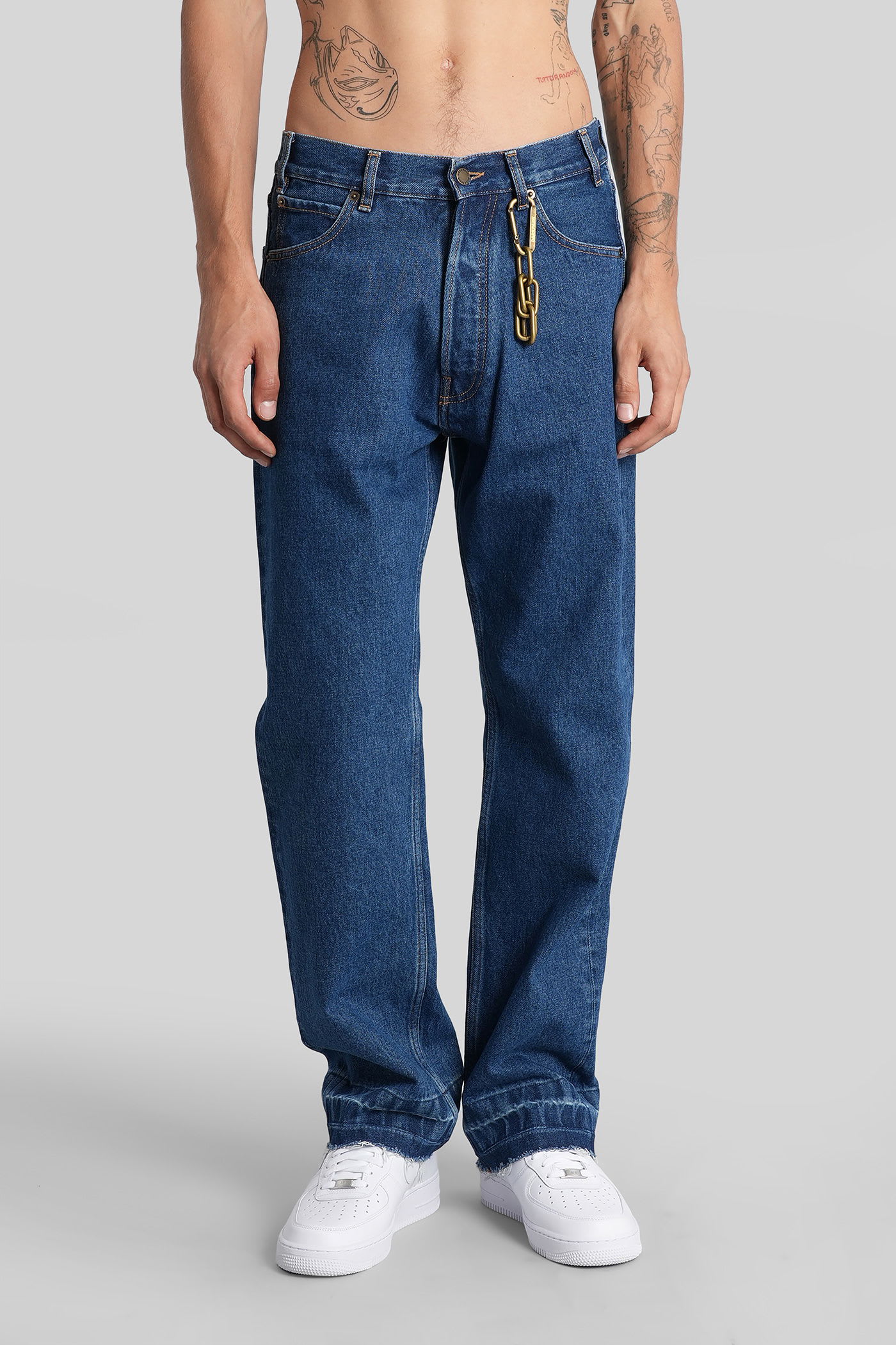 Darkpark Edi Jeans In Blue Denim In Blue