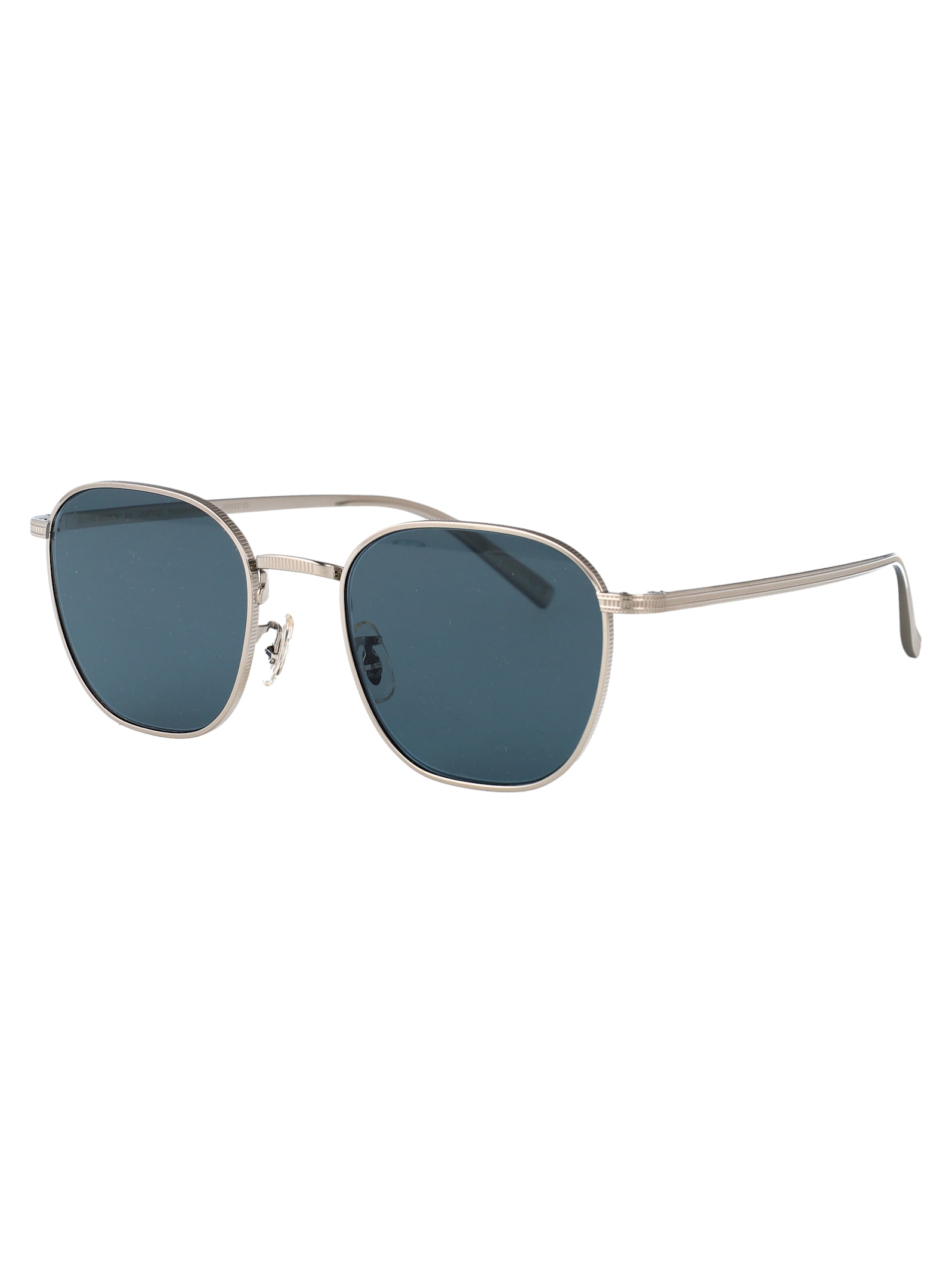 Oliver Peoples 5036 Argento Titanium Sunglasses In Blue