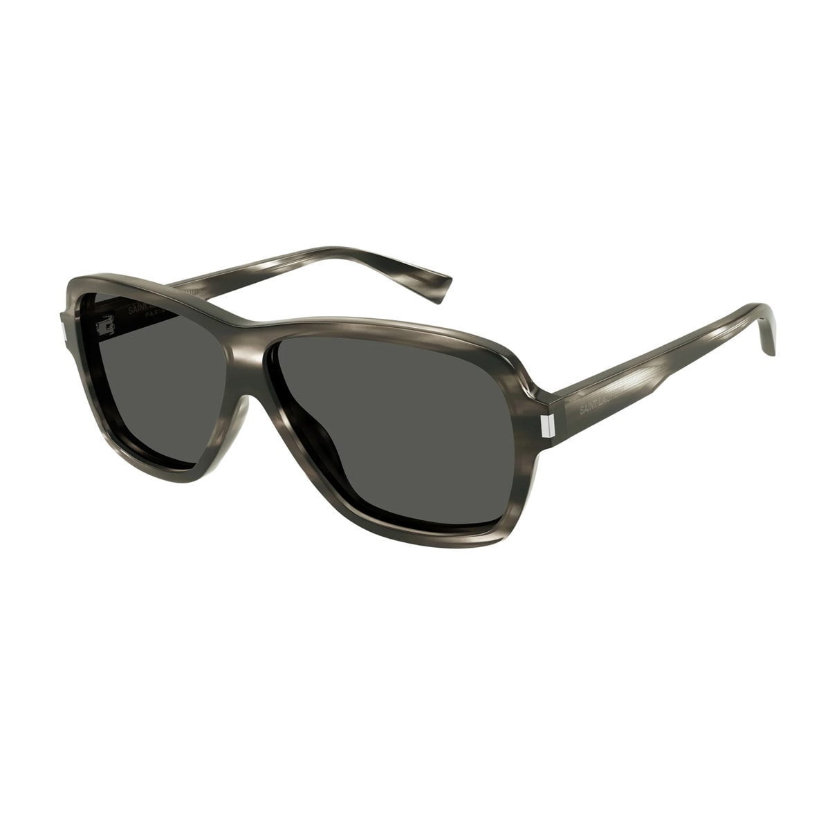 Shop Saint Laurent Sl 609 Carolyn 004 Sunglasses In Grigio