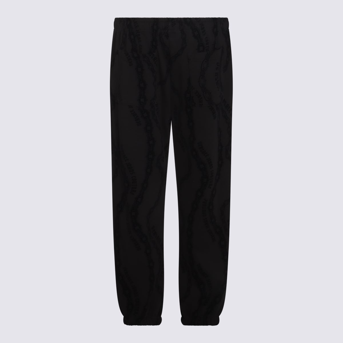 Shop Versace Jeans Couture Black Cotton Pants