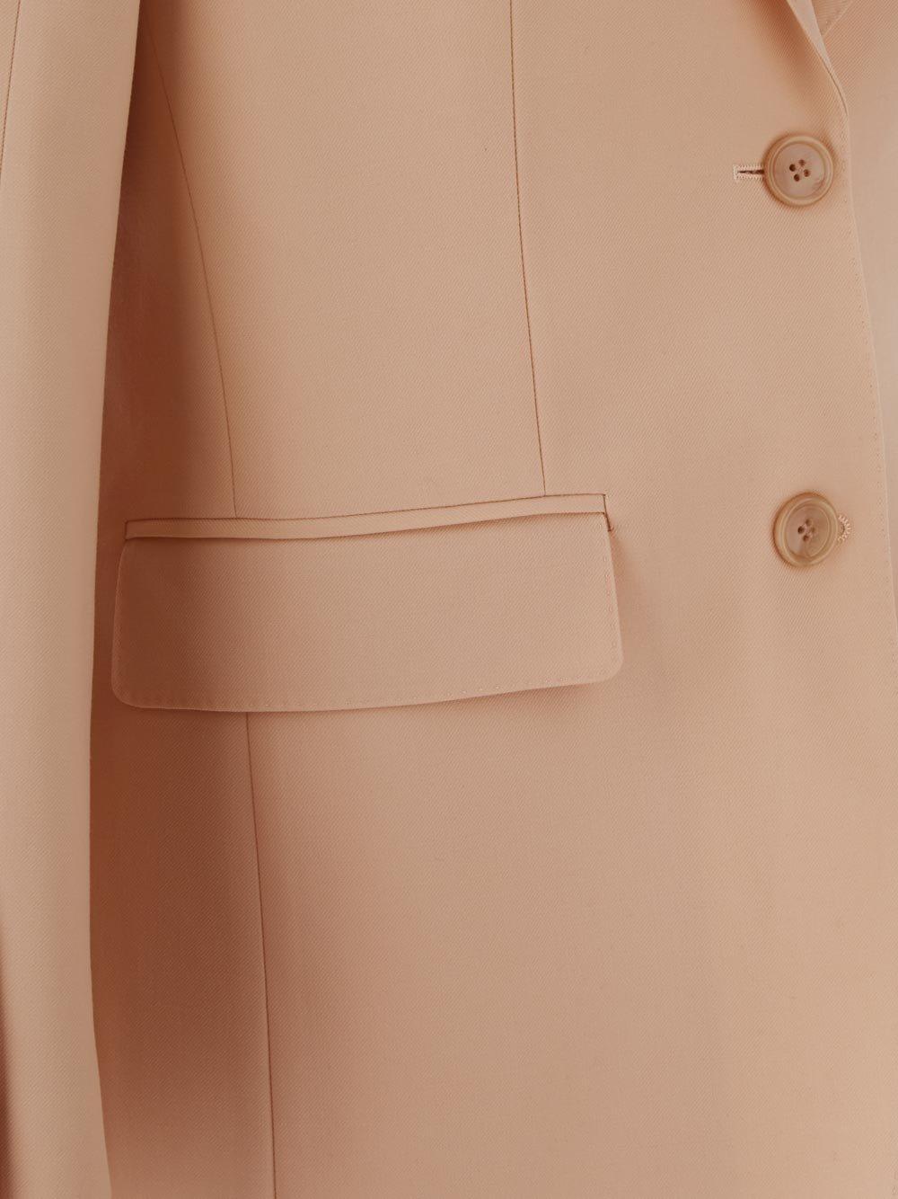 Shop Burberry Oversized Tailored Jacket In Pink