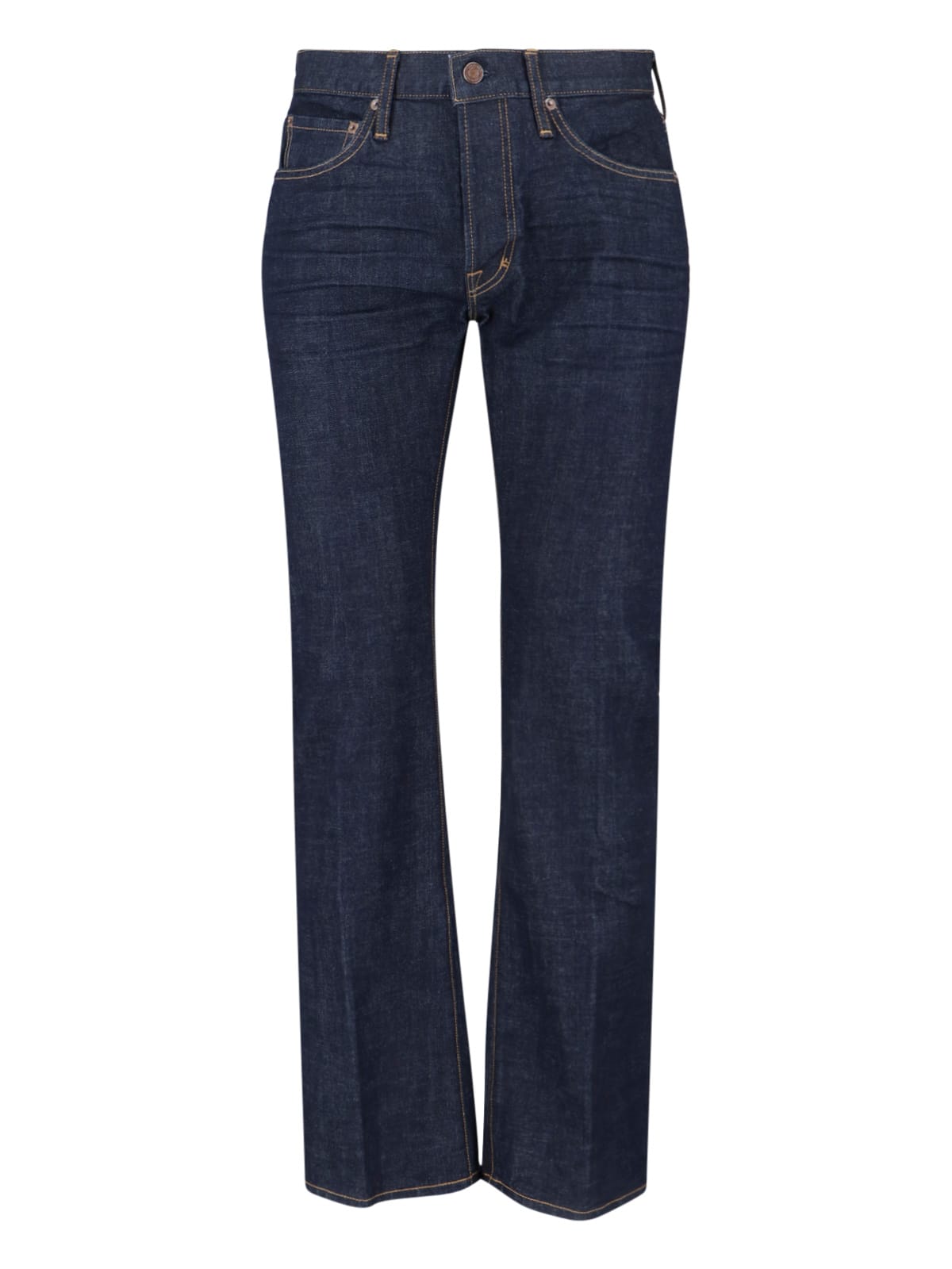 Tom Ford Bootcut Jeans In Blue
