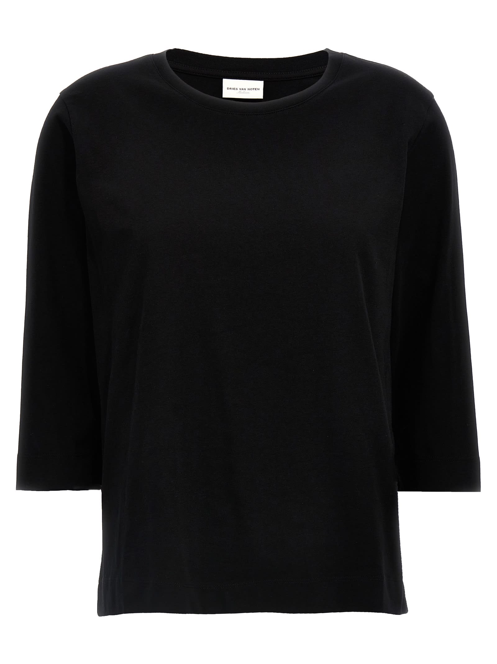 Shop Dries Van Noten Hefiz T-shirt In Black