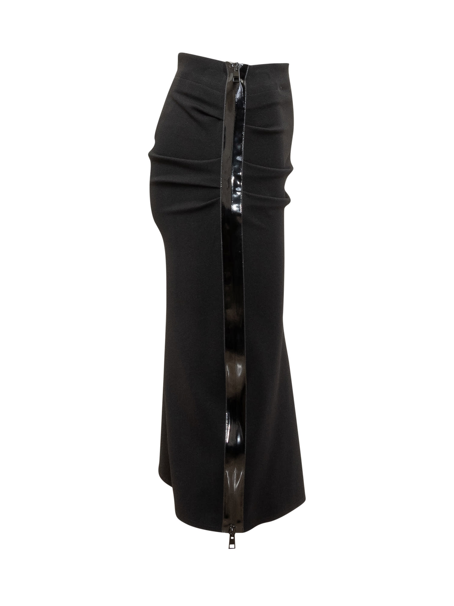 Lanvin Jupe Crayon Skirt In Black