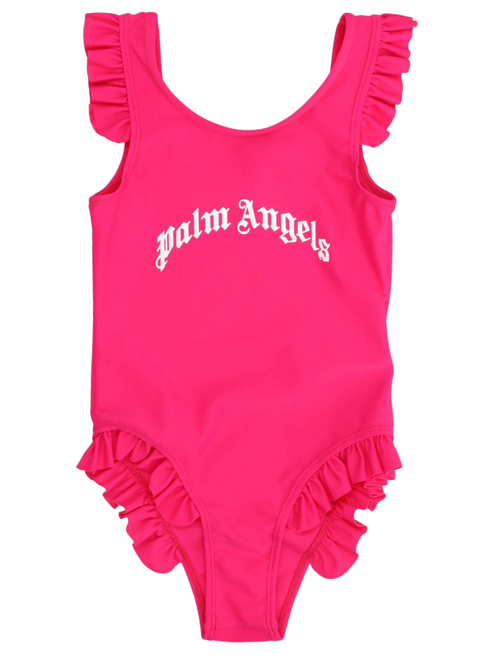 Palm Angels curved Logo One-piece Swimsuit