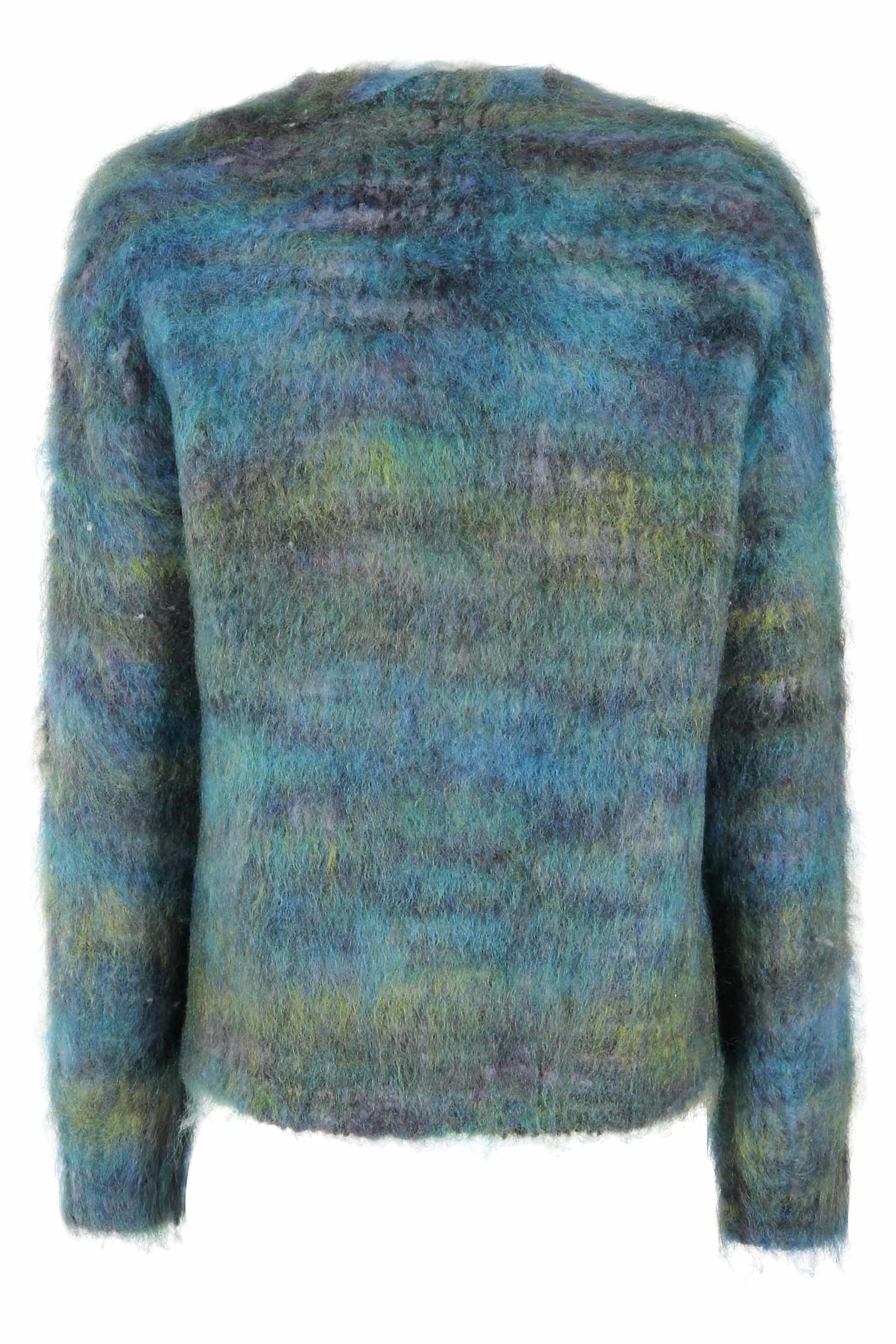 Roberto Collina Long-sleeved Cardigan In Multi