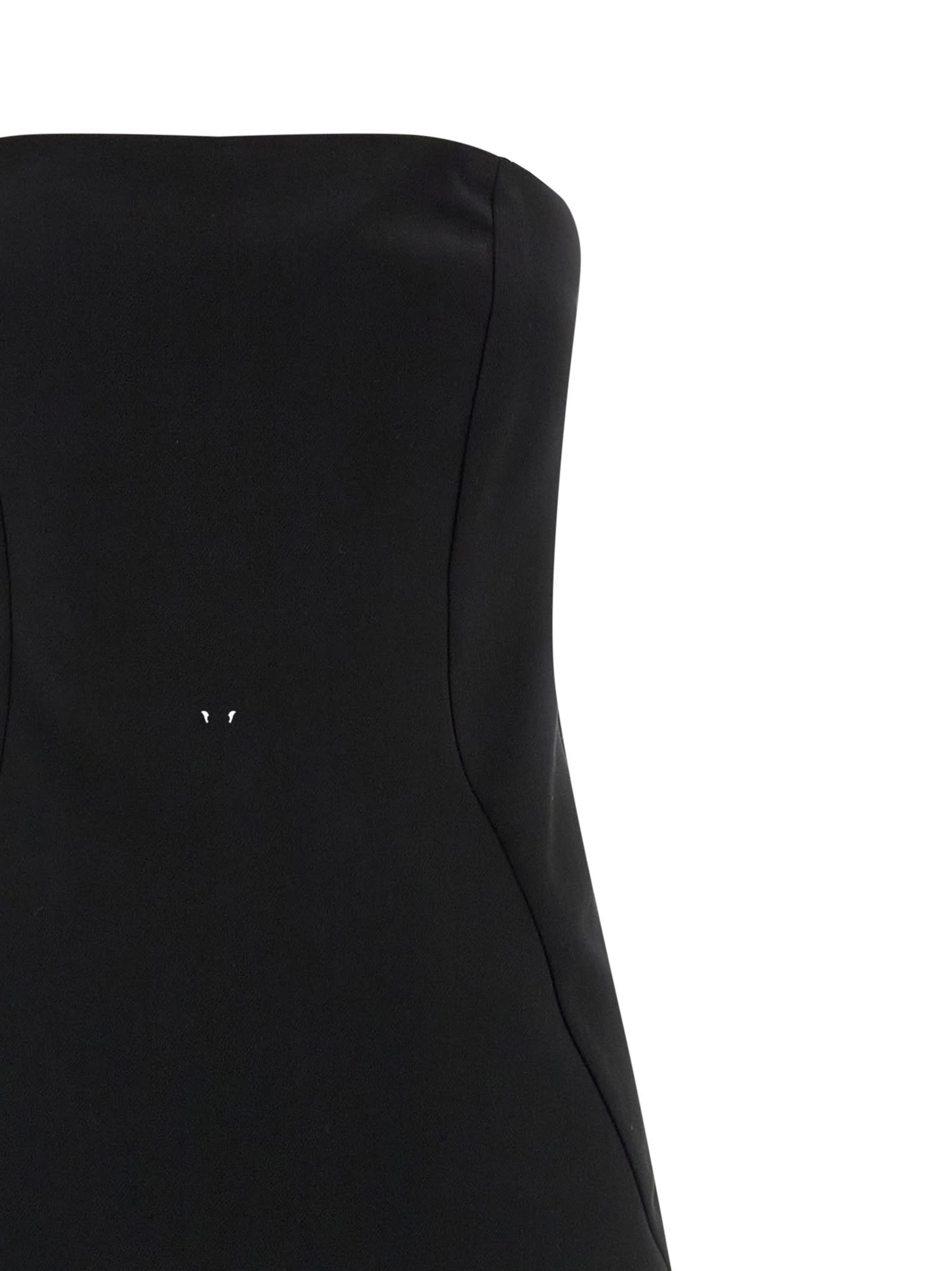 Pinko Jumpsuit With Skirt-effect Front In Black
