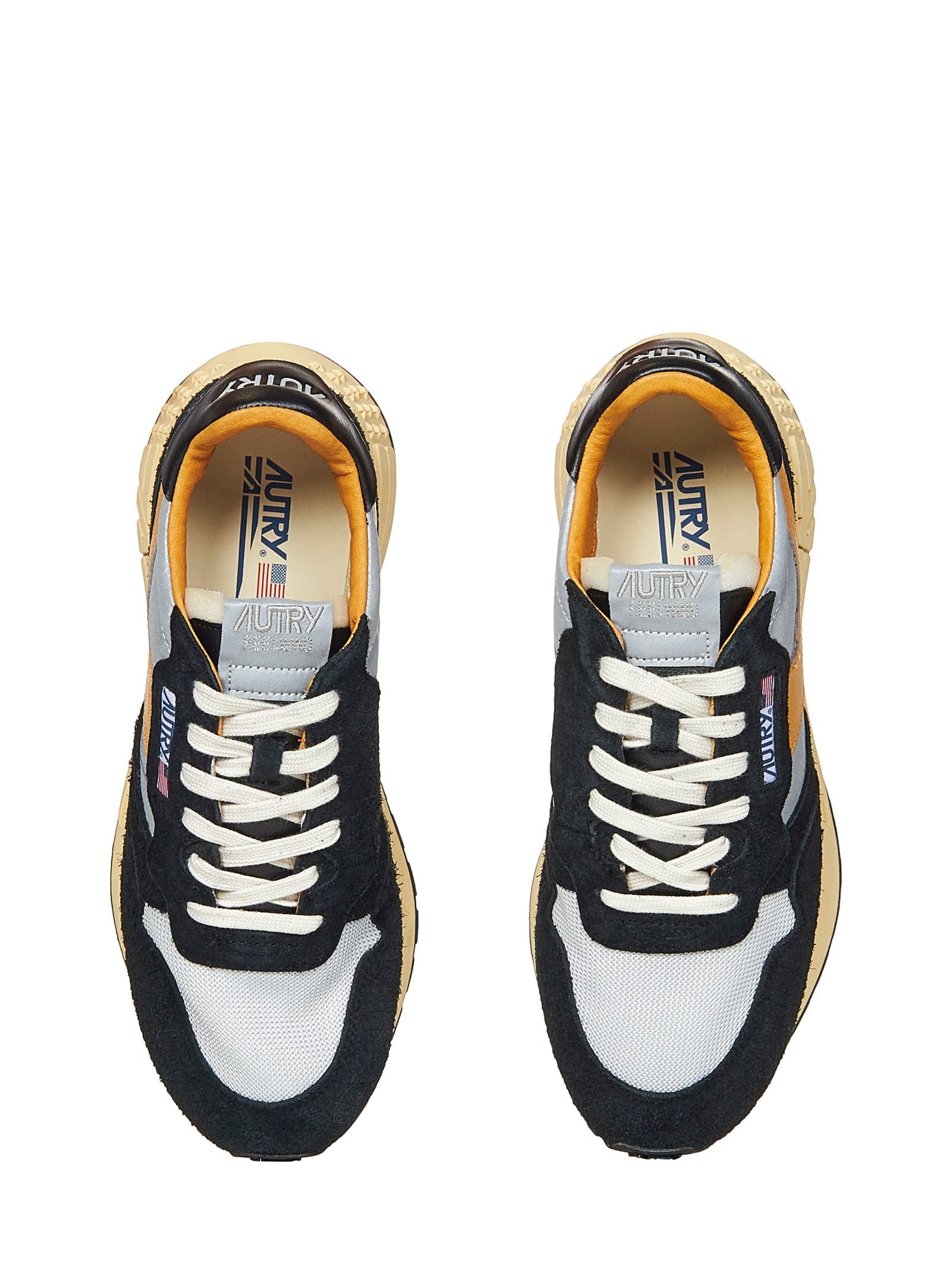 Shop Autry Reelwind Low Sneakers In Black