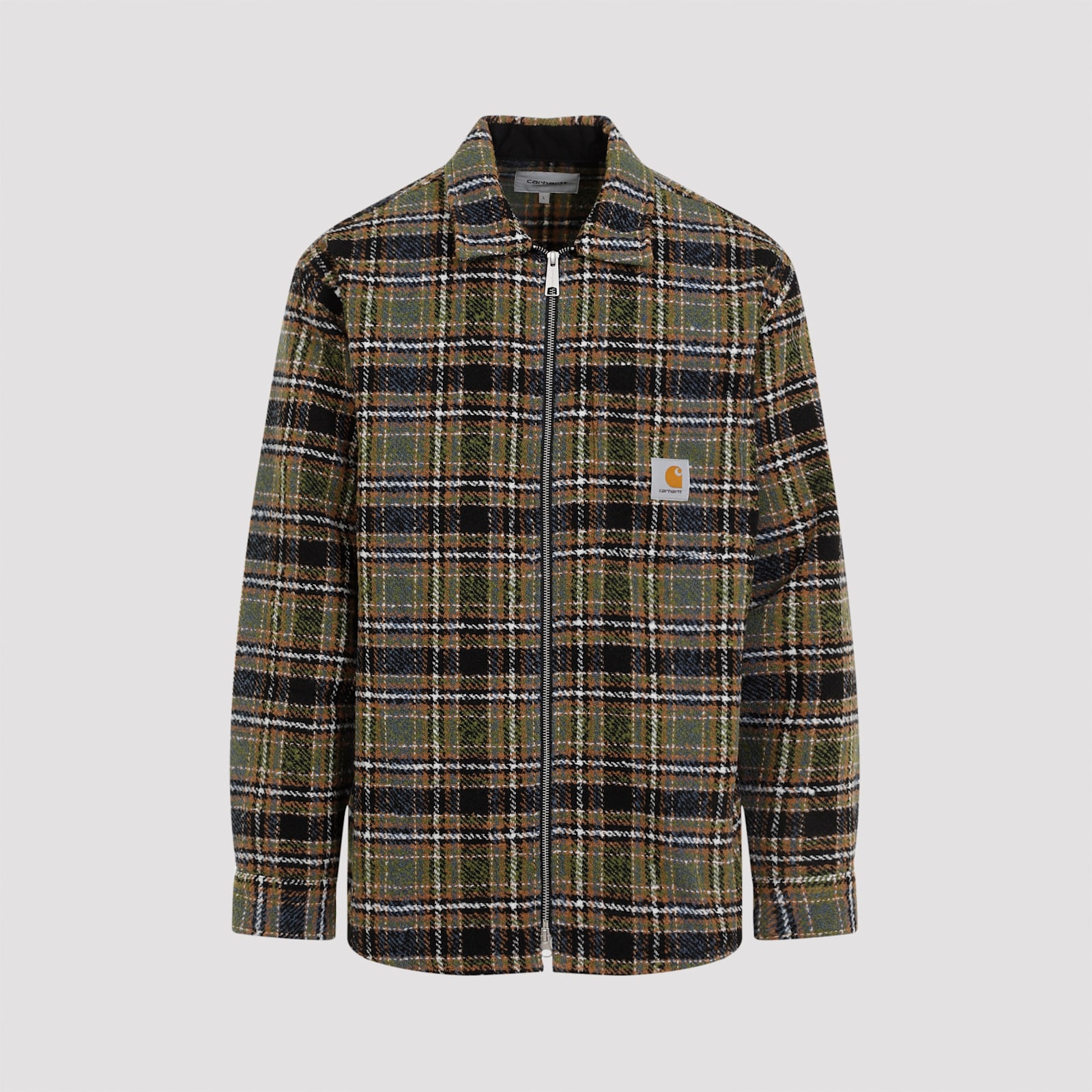 Shop Carhartt Stroy Shirt Jacket In Check Black