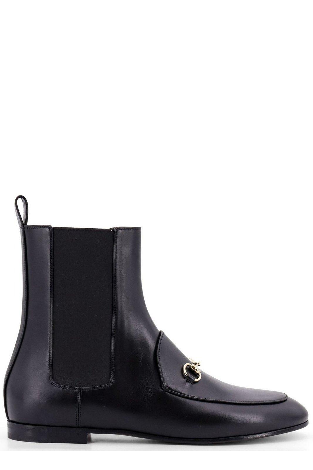 Shop Gucci Jordaan Boots In Black/black