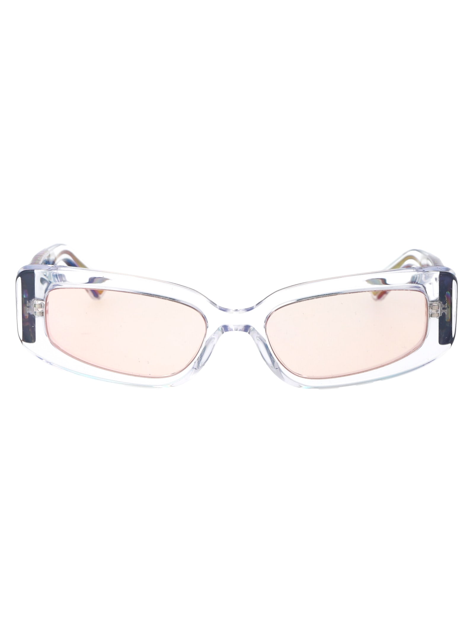 Shop Dolce &amp; Gabbana Eyewear 0dg4445 Sunglasses In 31336q Crystal