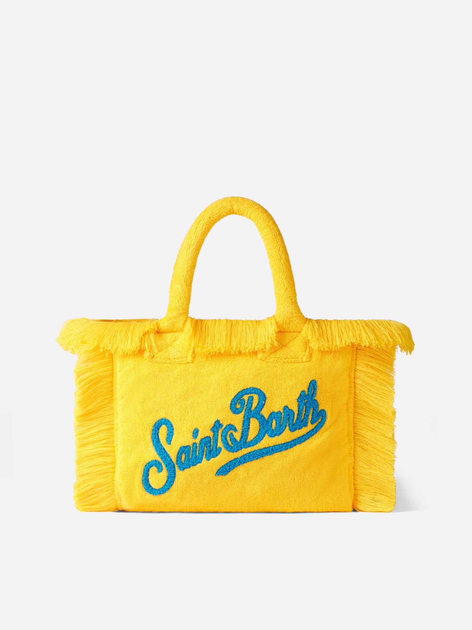 Mc2 Saint Barth Colette Yellow Terry Handbag