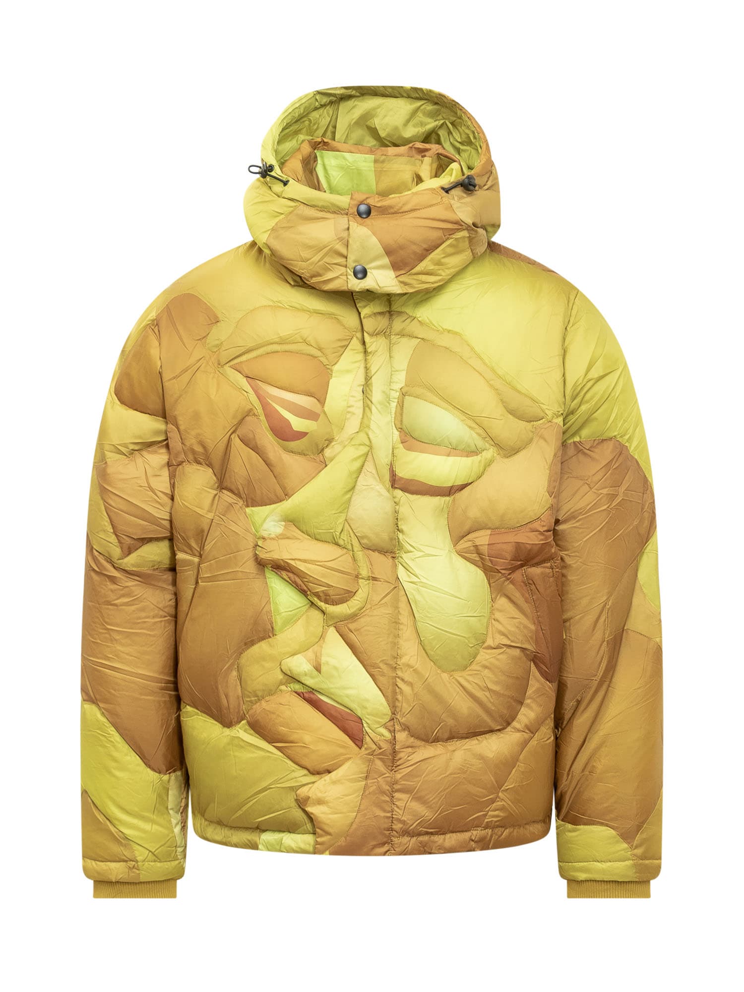 KidSuper Graphic Print Hooded Puffer Jacket - Farfetch