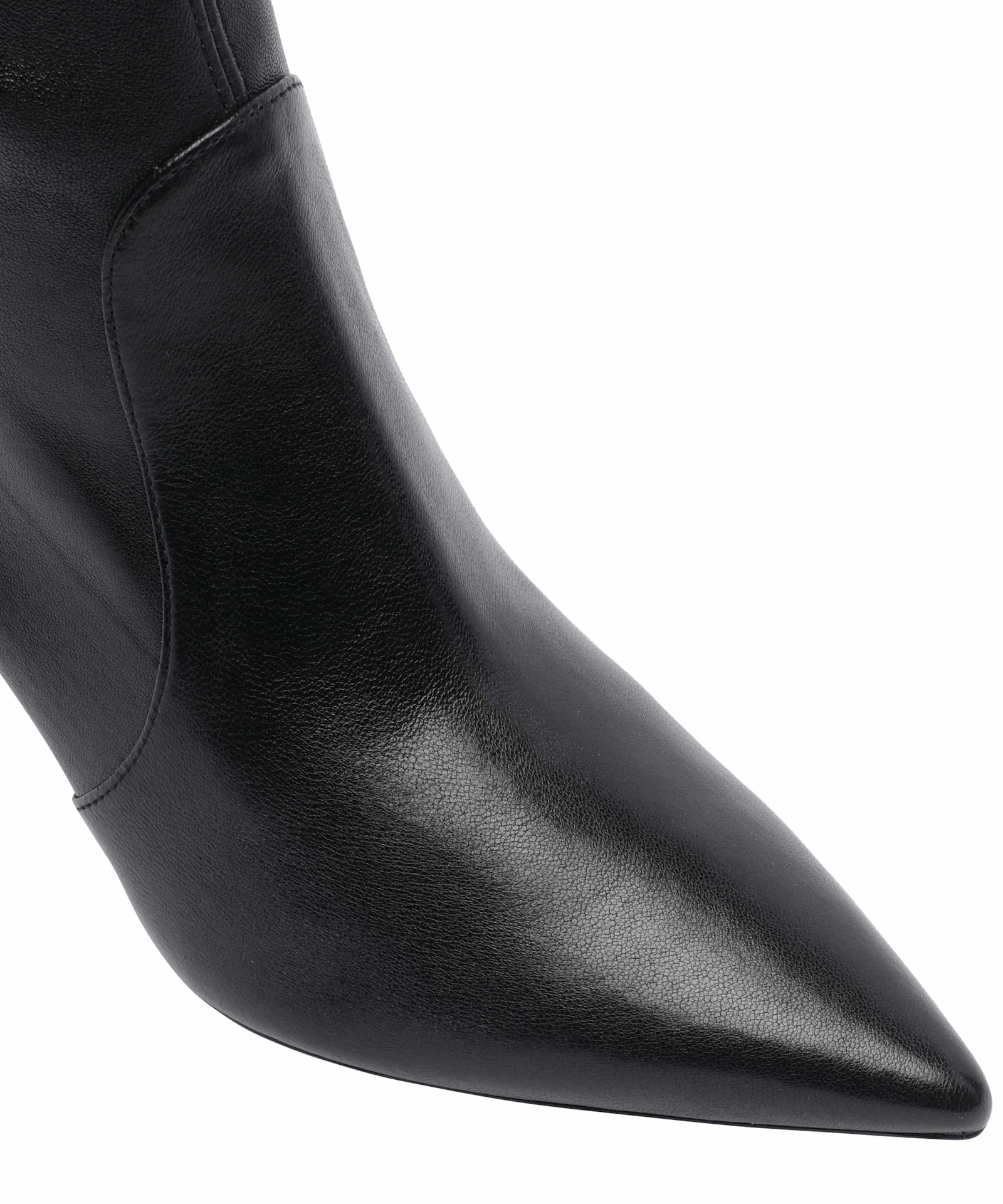 Stuart Weitzman 85 Stretch Bootie Ankle Leather Embroidery In Black