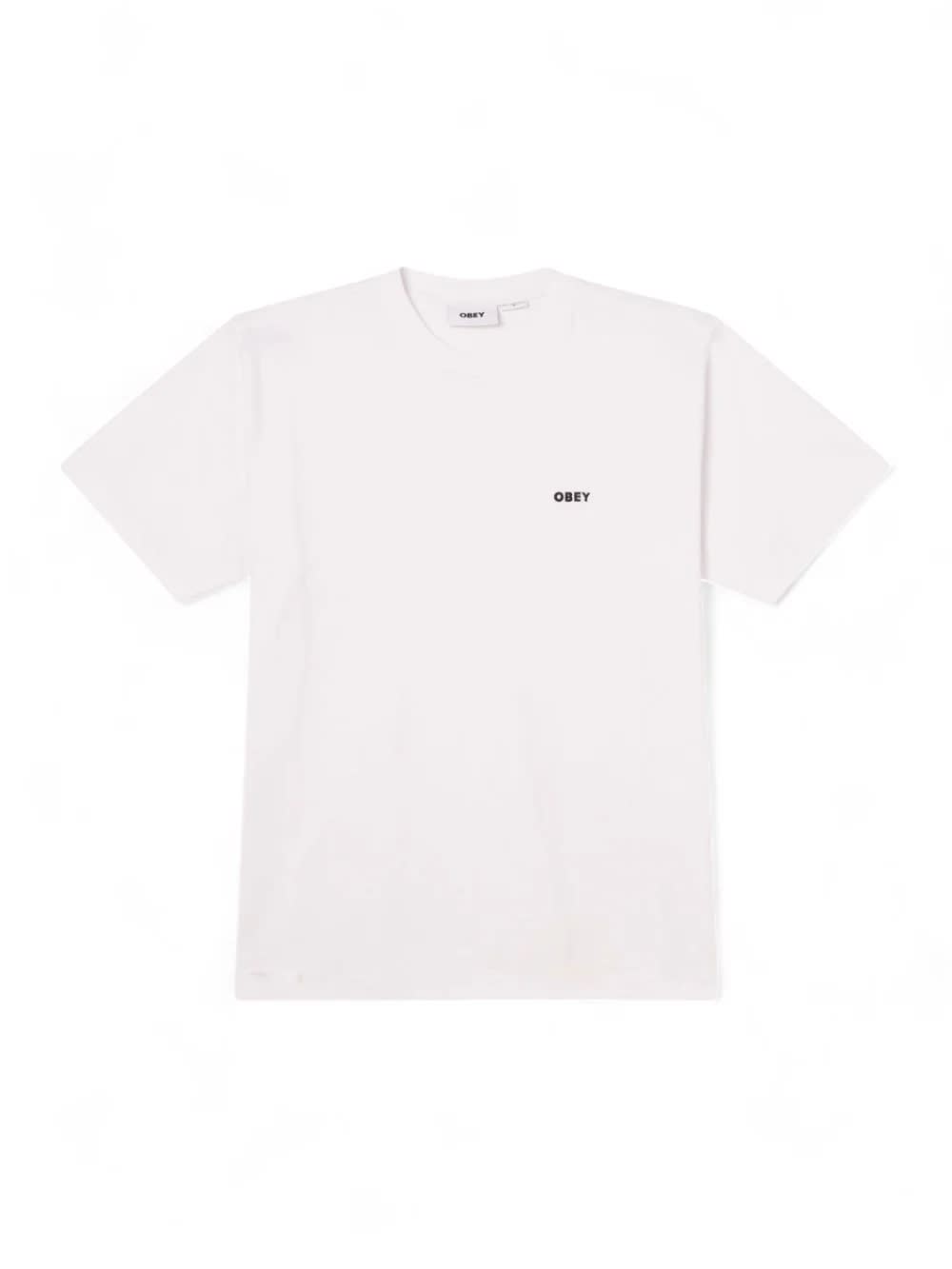 Obey Established Works Bold Tee Ss In White
