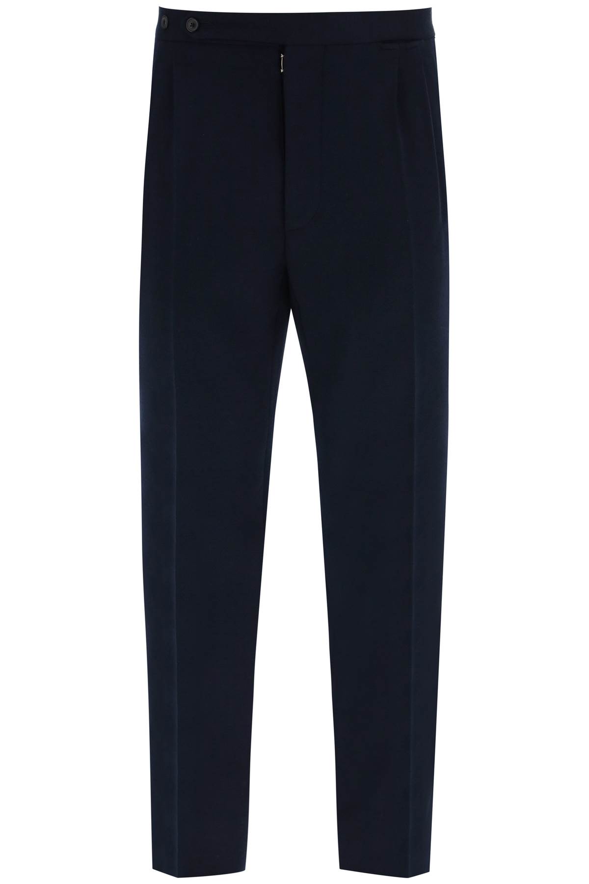 MAISON MARGIELA MILANO STITCH WOOL BLEND TROUSERS