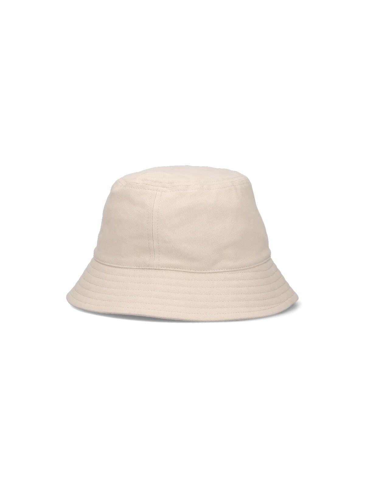 Shop Isabel Marant Logo Bucket Hat In Neutrals