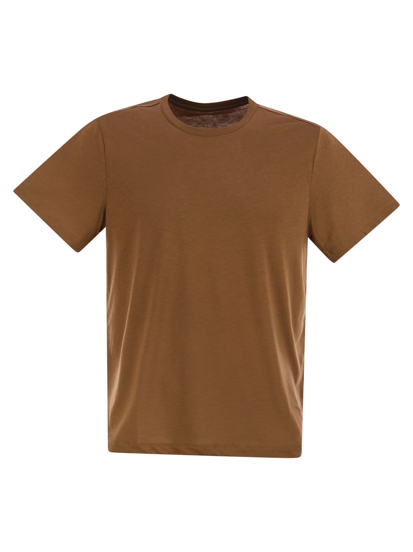 Lyocell Crew-neck T-shirt
