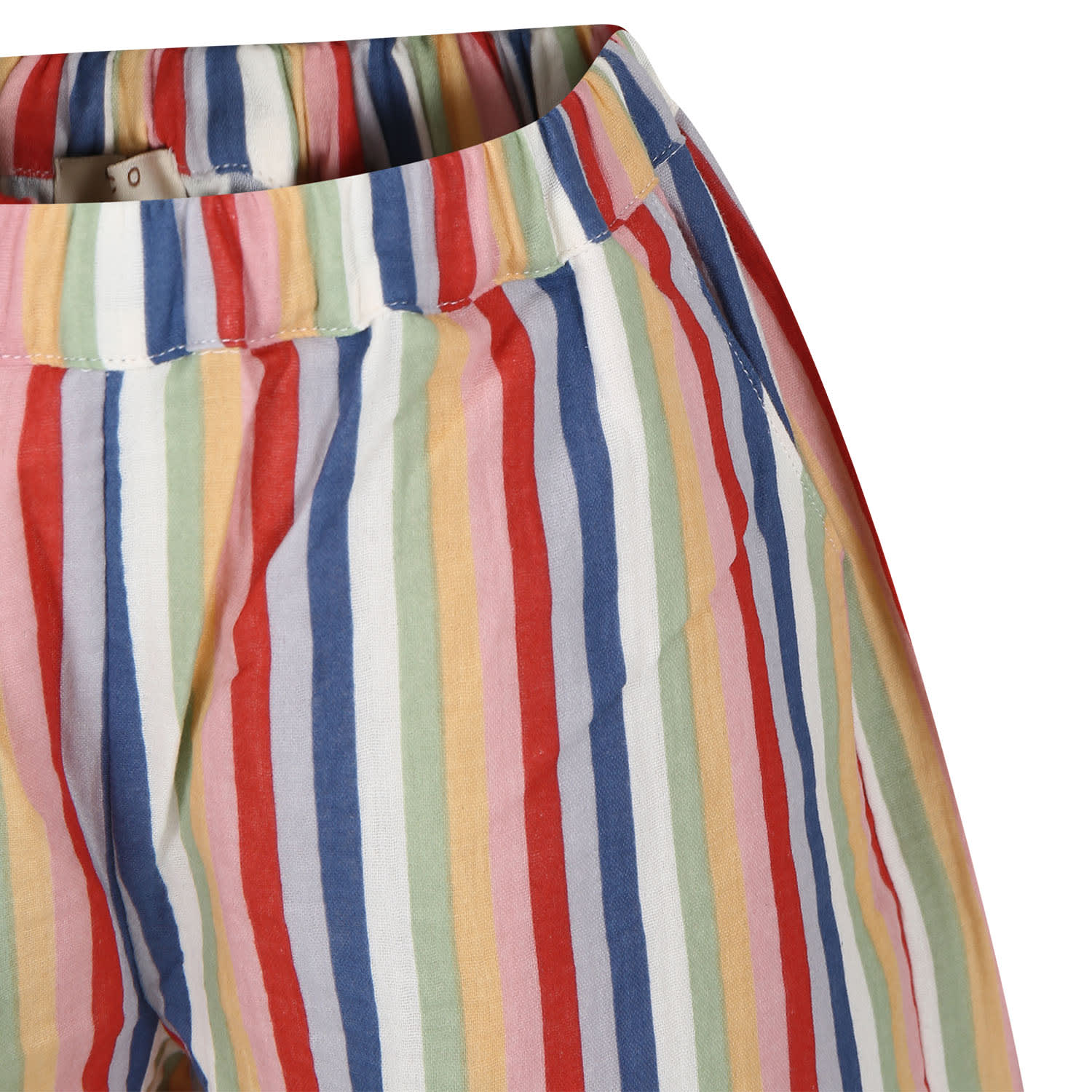 Shop Coco Au Lait Multicolor Shorts For Kidswith Stripes Pattern